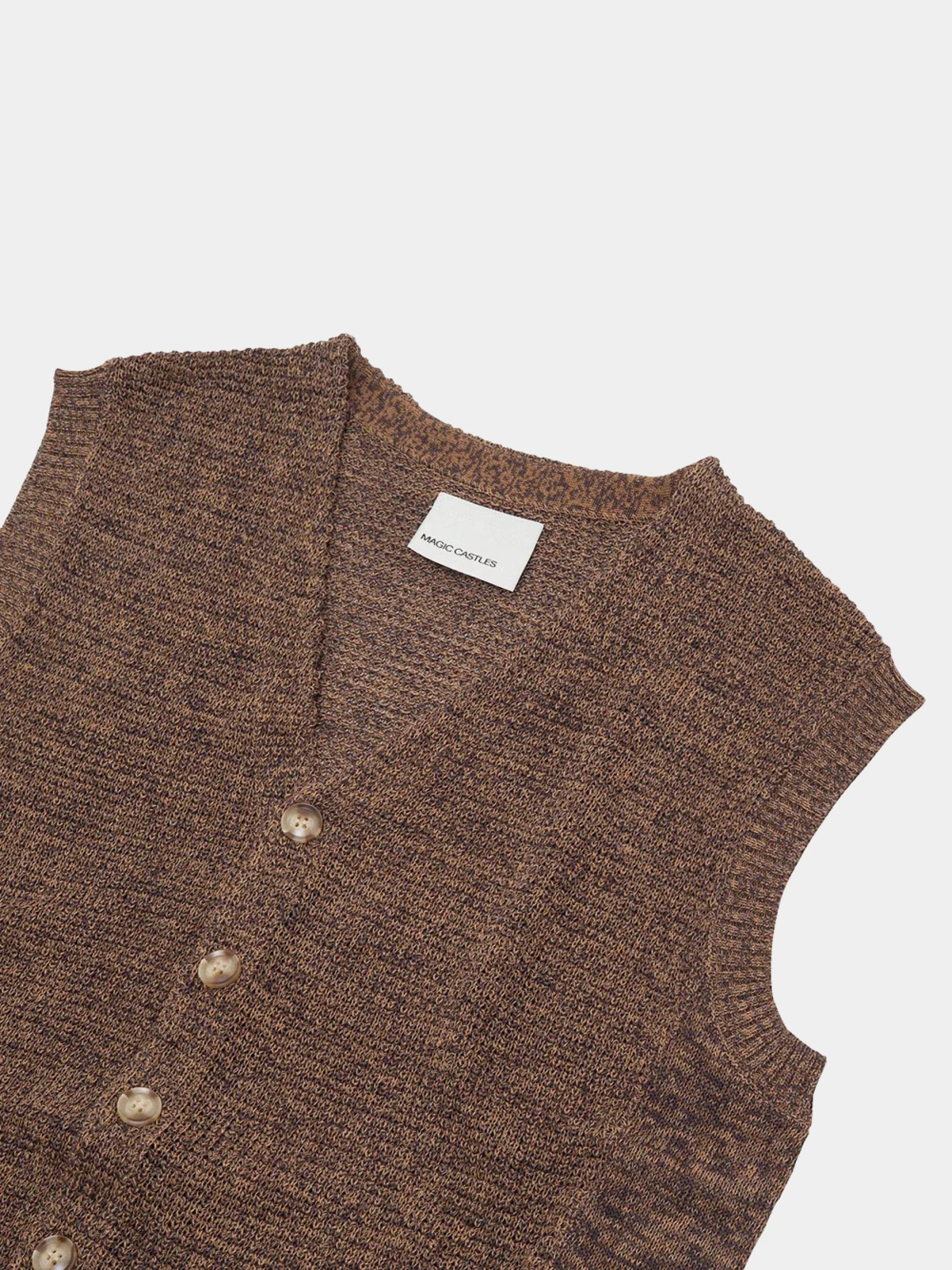 Жилет ACMH Mesh Button Up Vest Shiitake