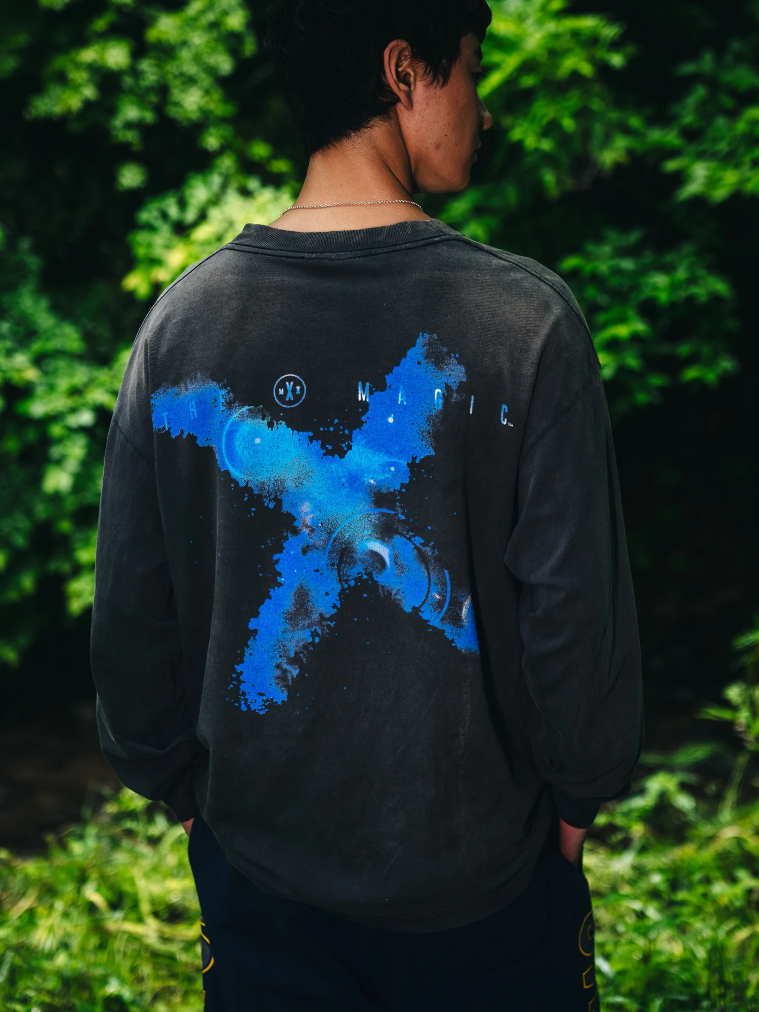 Лонгслив SAINT MXXXXXX X Tee Black