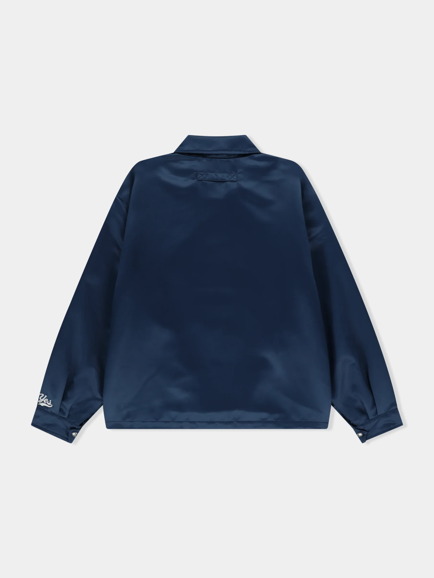 Куртка YESEYESEE Logo Applique Satin Coach Navy