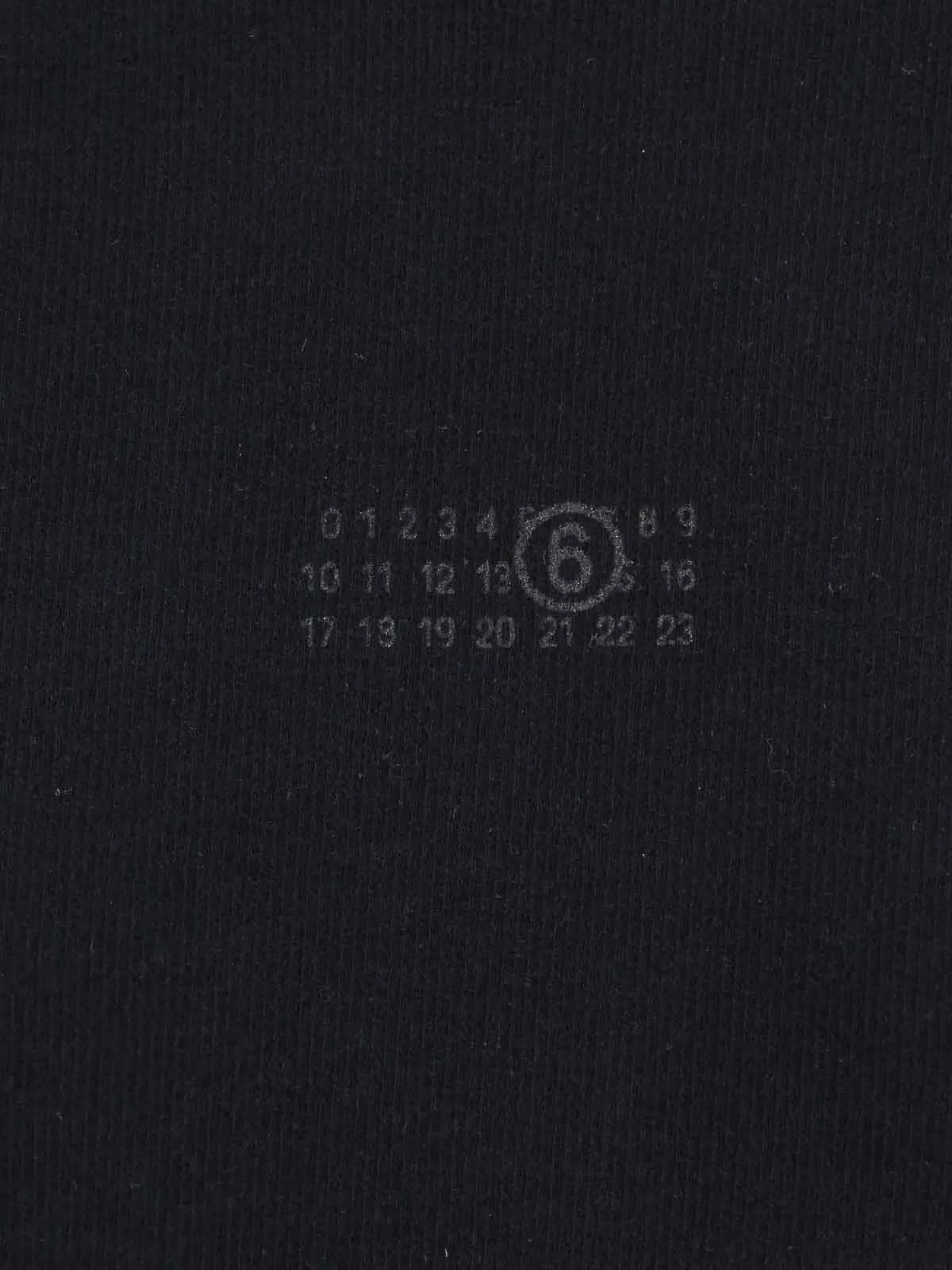 Женская футболка MM6 Maison Margiela Press Logo Black