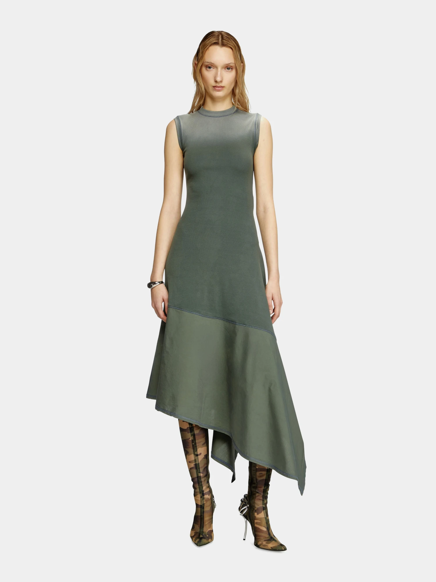 Женское платье Diesel D-Elicy Abito Dark Green