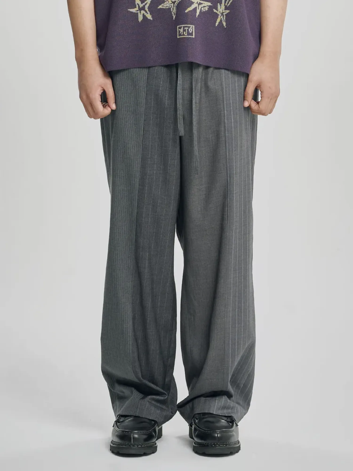 Брюки AJOBYAJO Quad Stripe Grey