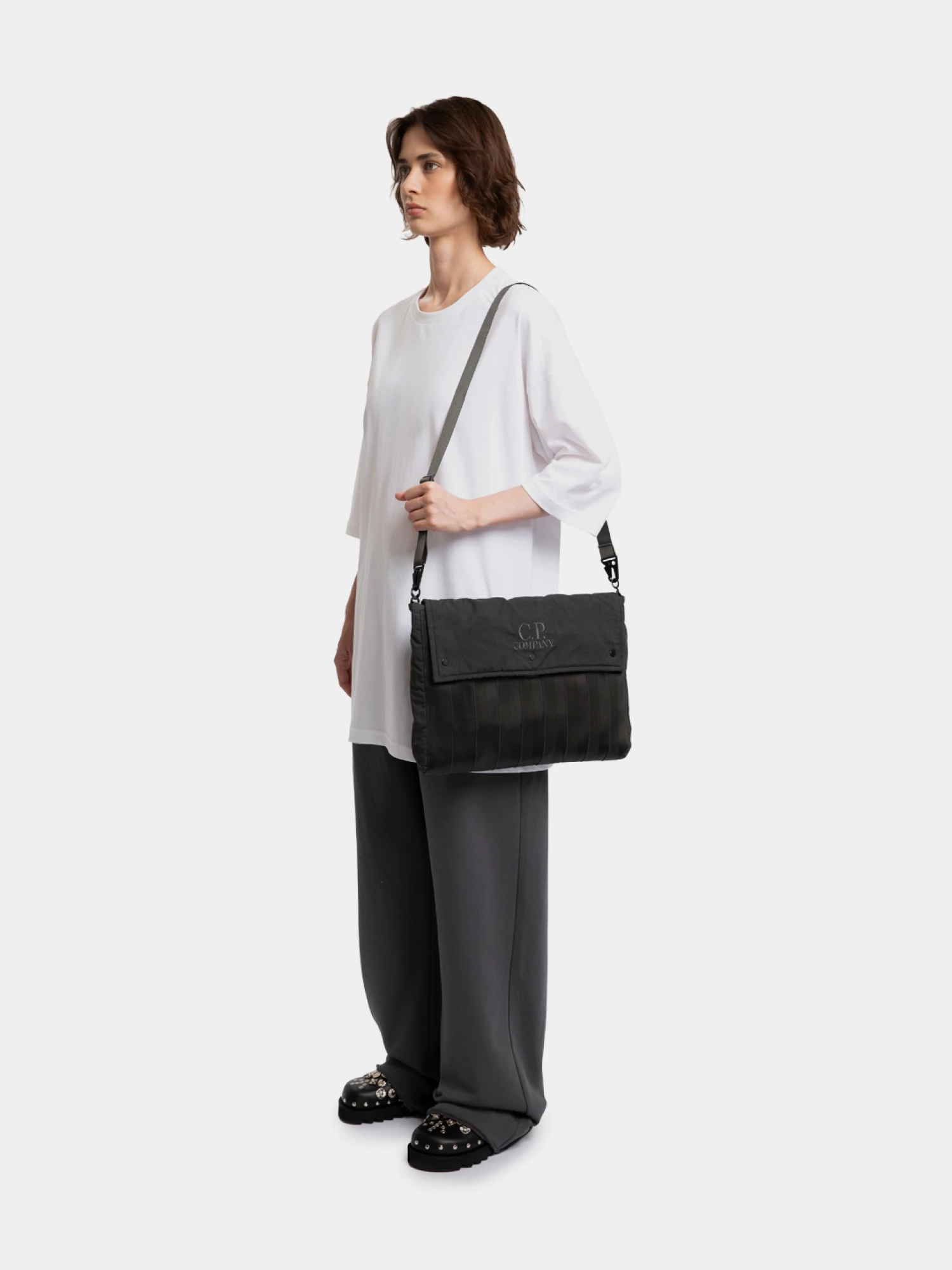 Сумка C.P. Company Herringbone Shoulder Dark Shadow