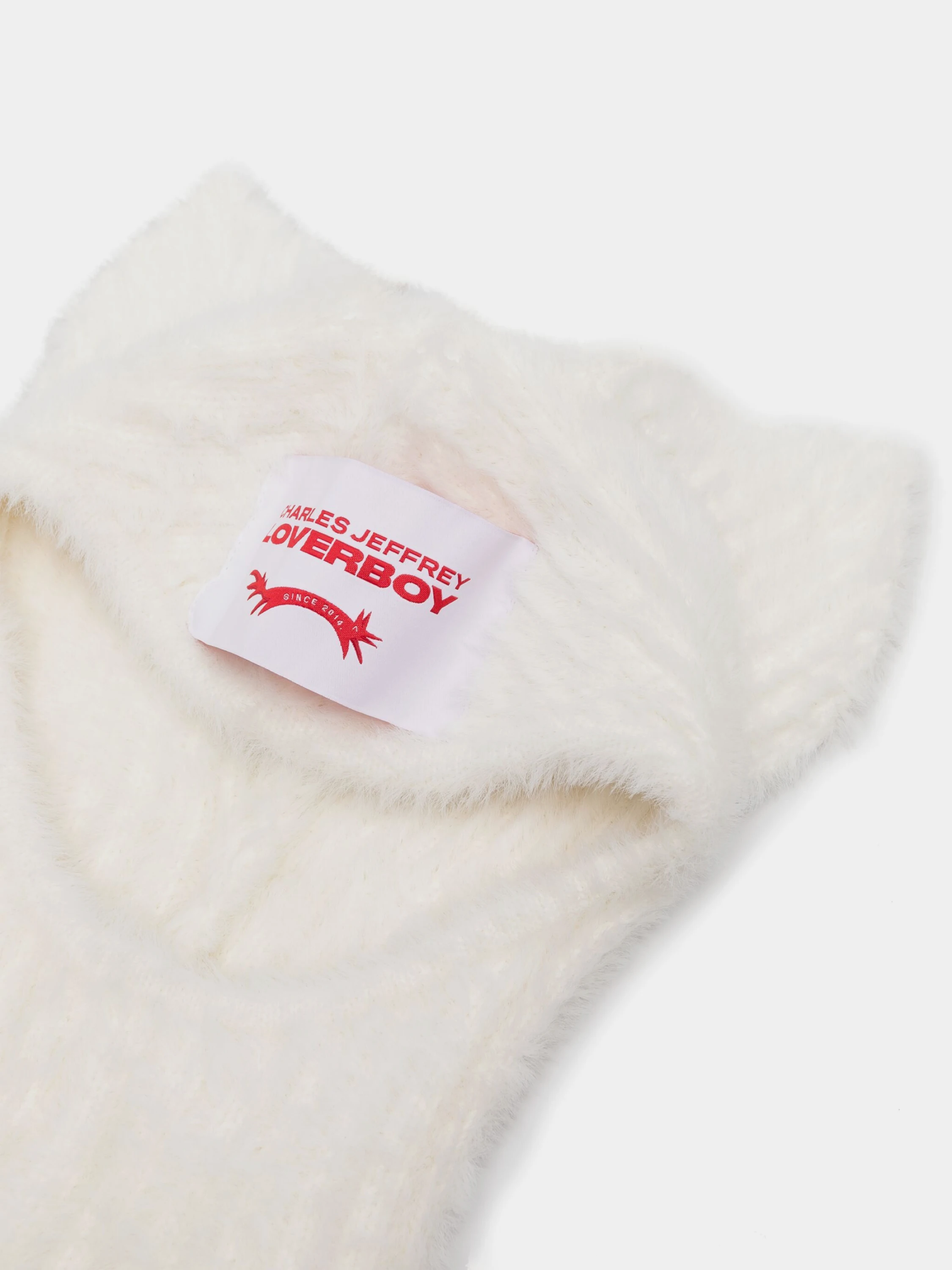 Балаклава Charles Jeffrey Loverboy Fluffy Ears White