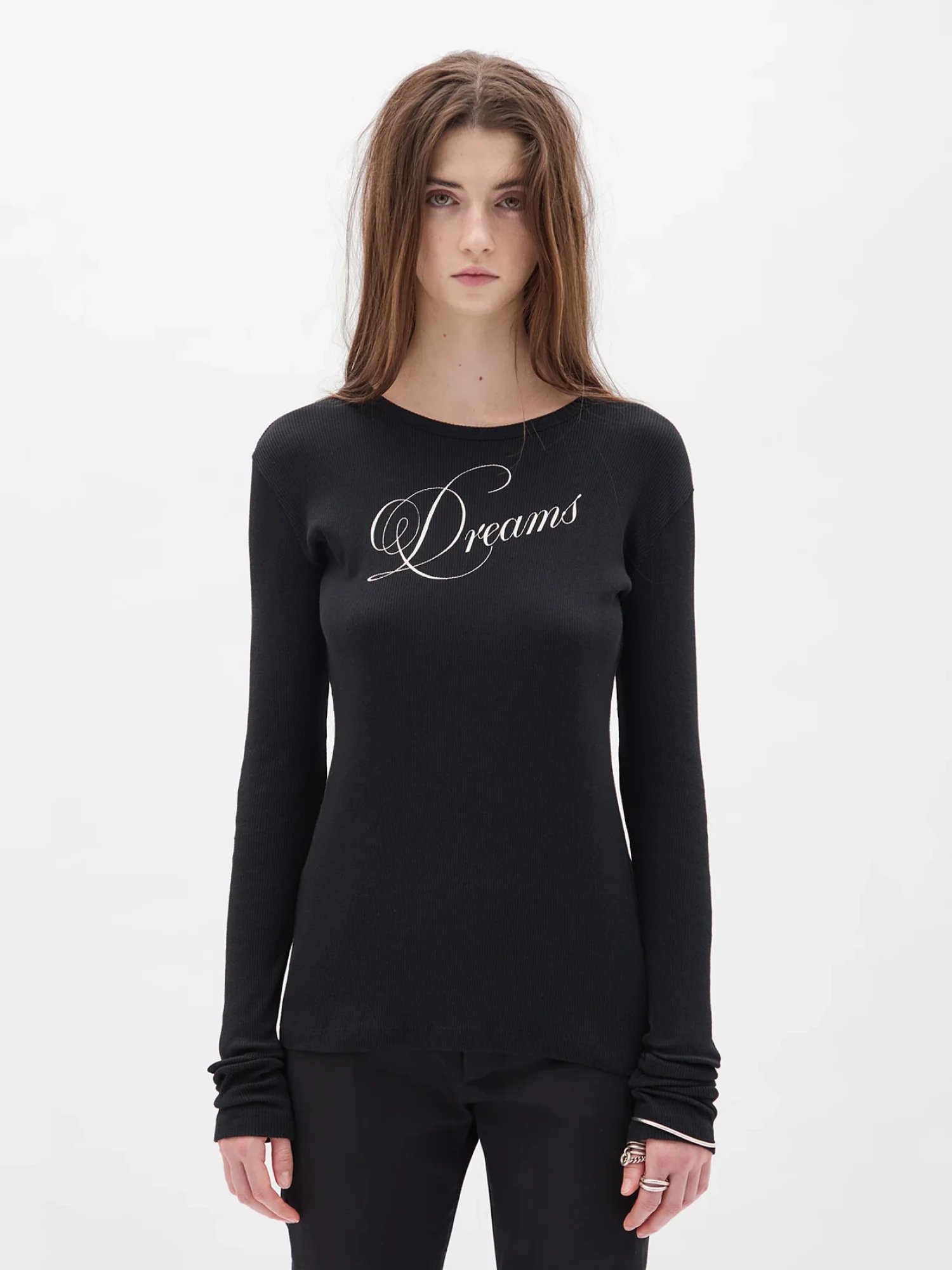 Женский лонгслив Ann Demeulemeester Fiene Black