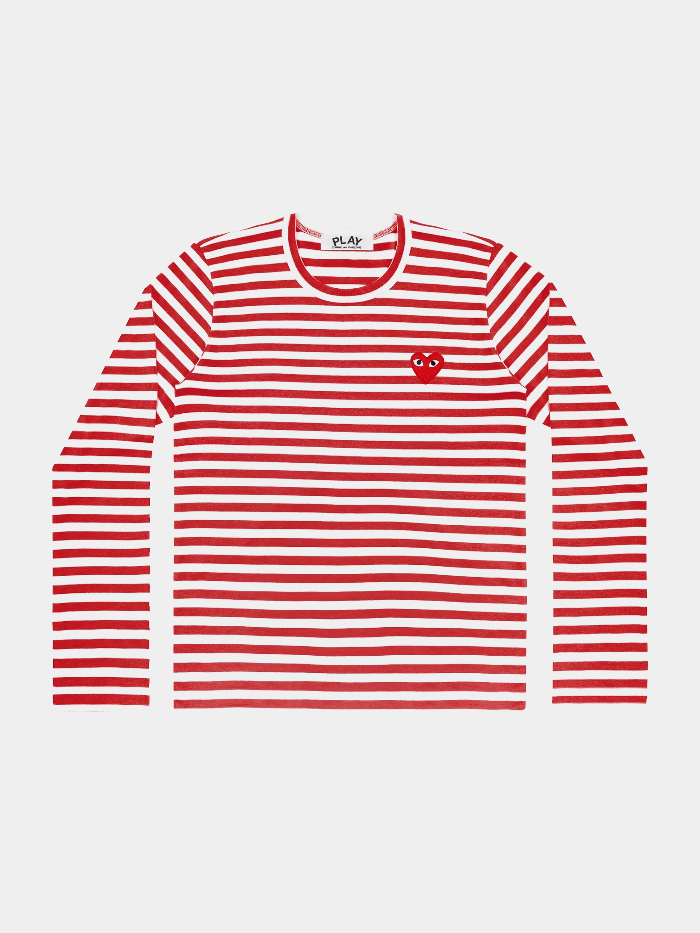 Лонгслив Comme des Garçons PLAY Striped Red