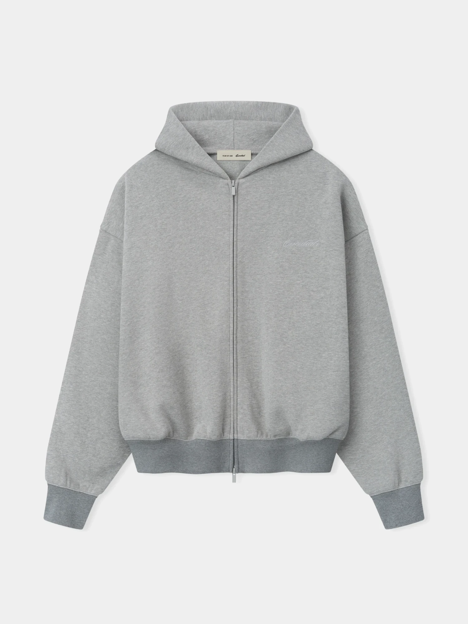 Зип-худи Fear of God ESSENTIALS Signature Concrete