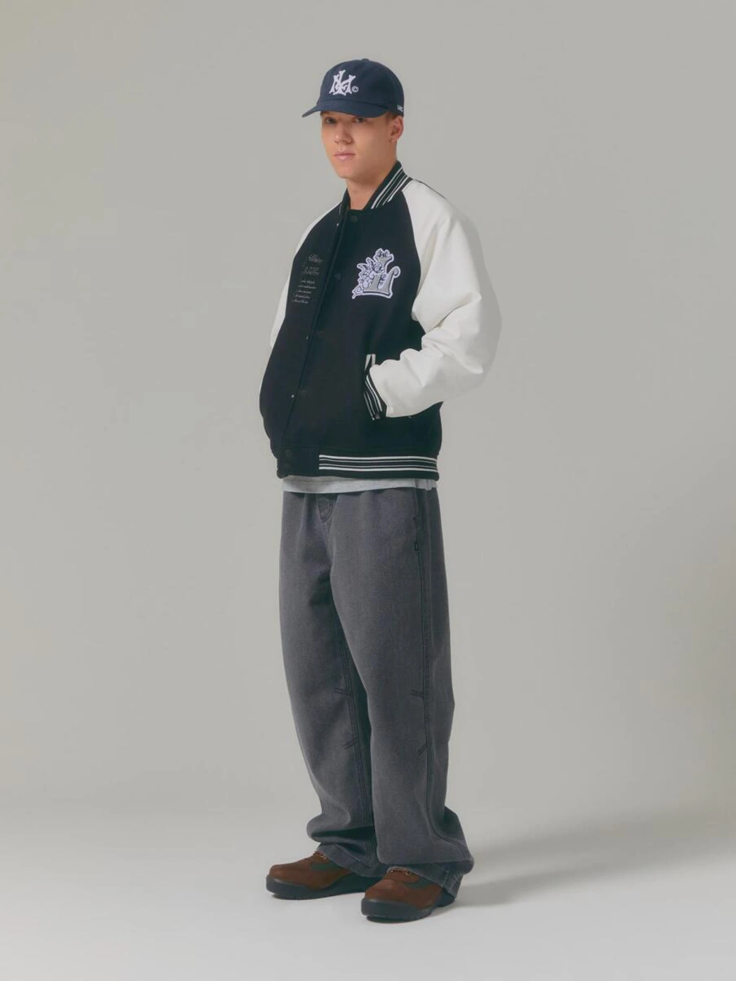 Бомбер LMC Union Angel Varsity Jacket Black