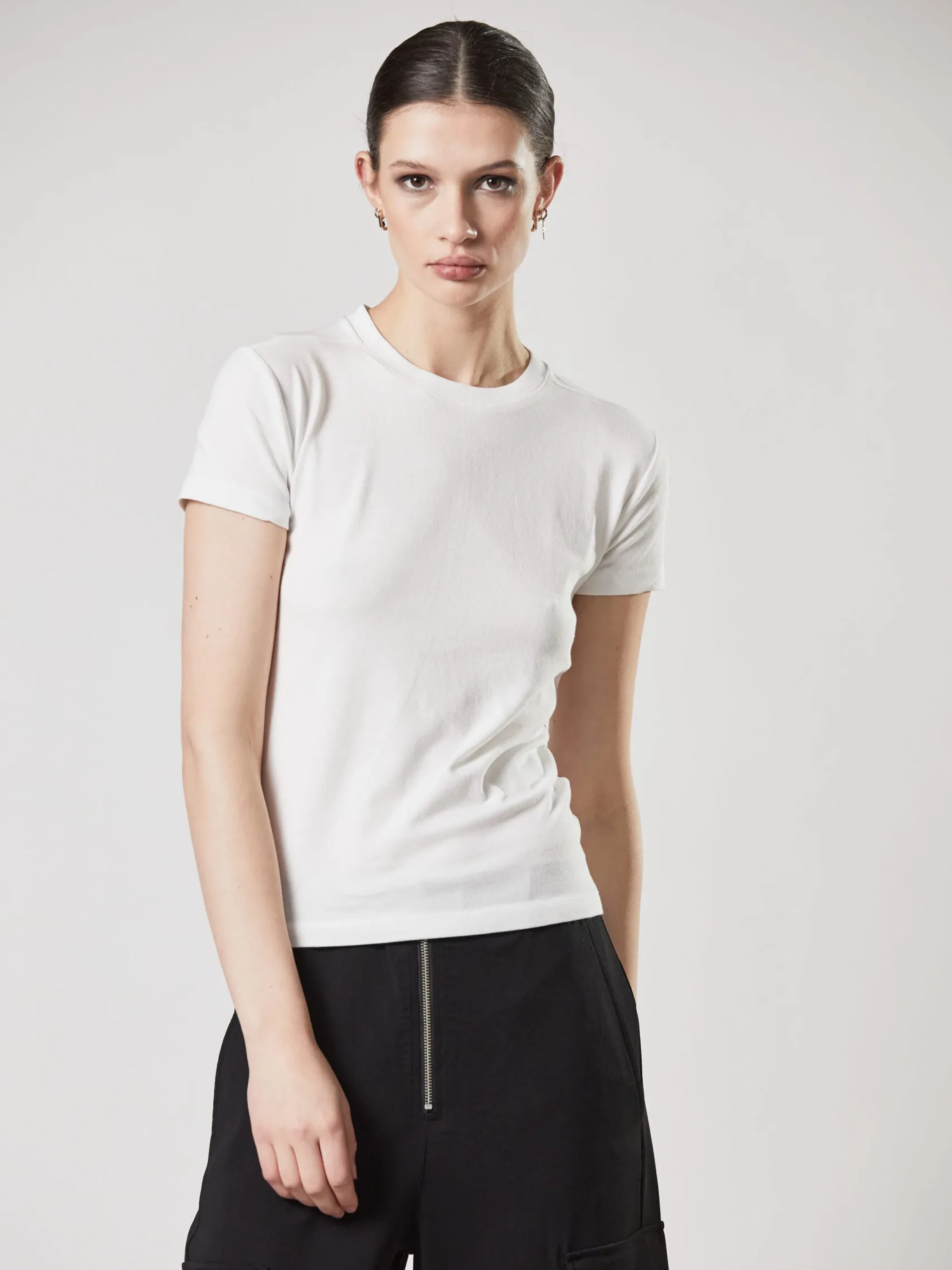 Женская футболка thom/krom W TS 531 Off White