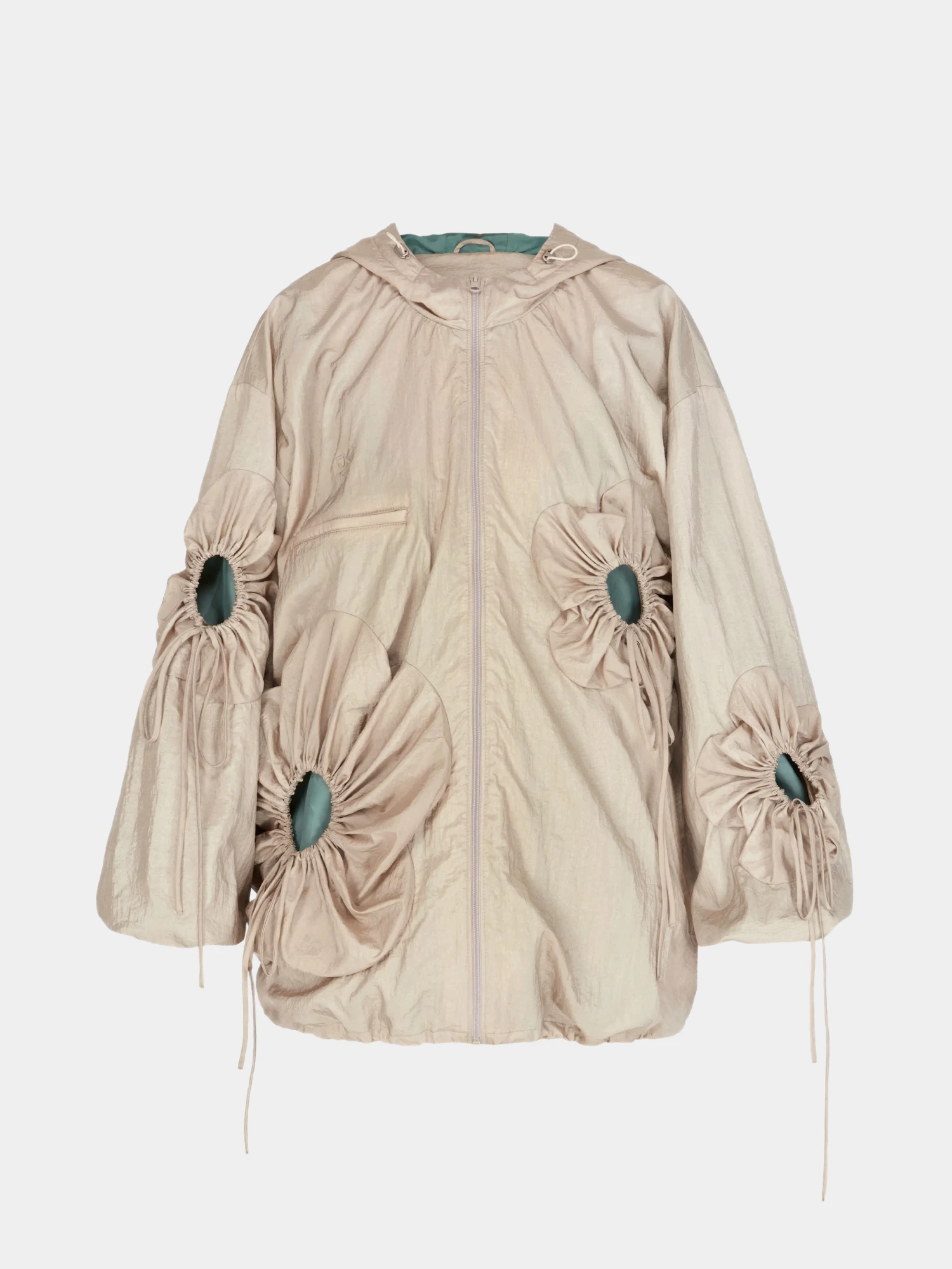 Женская ветровка J.KIM Flower Beige