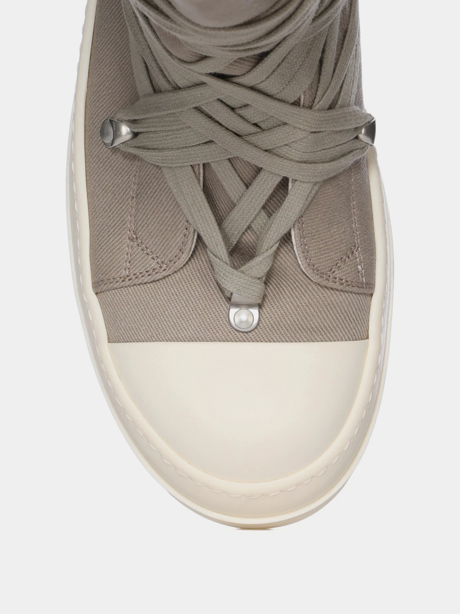 Кеды RICK OWENS DRKSHDW Megalaced Low Dirty Pearl/Milk