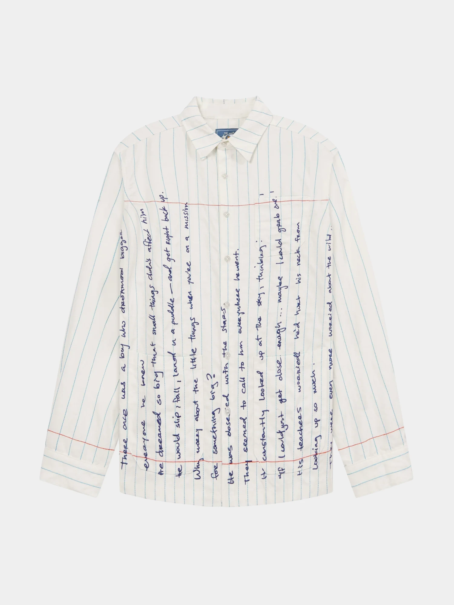 Рубашка KidSuper Paper Handwriting White
