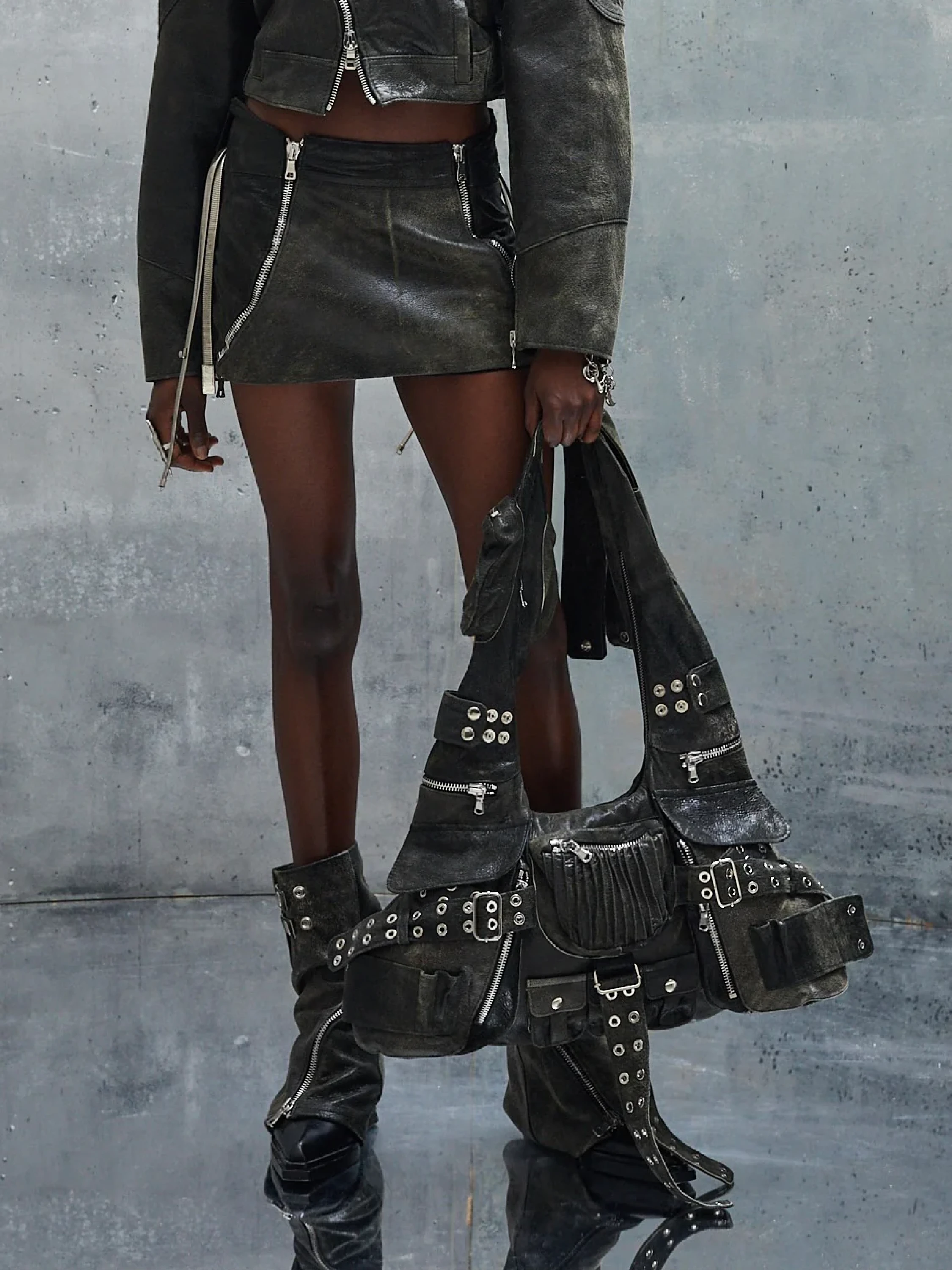 Сумка NO/FAITH STUDIOS Leather Multipocket Bag 003