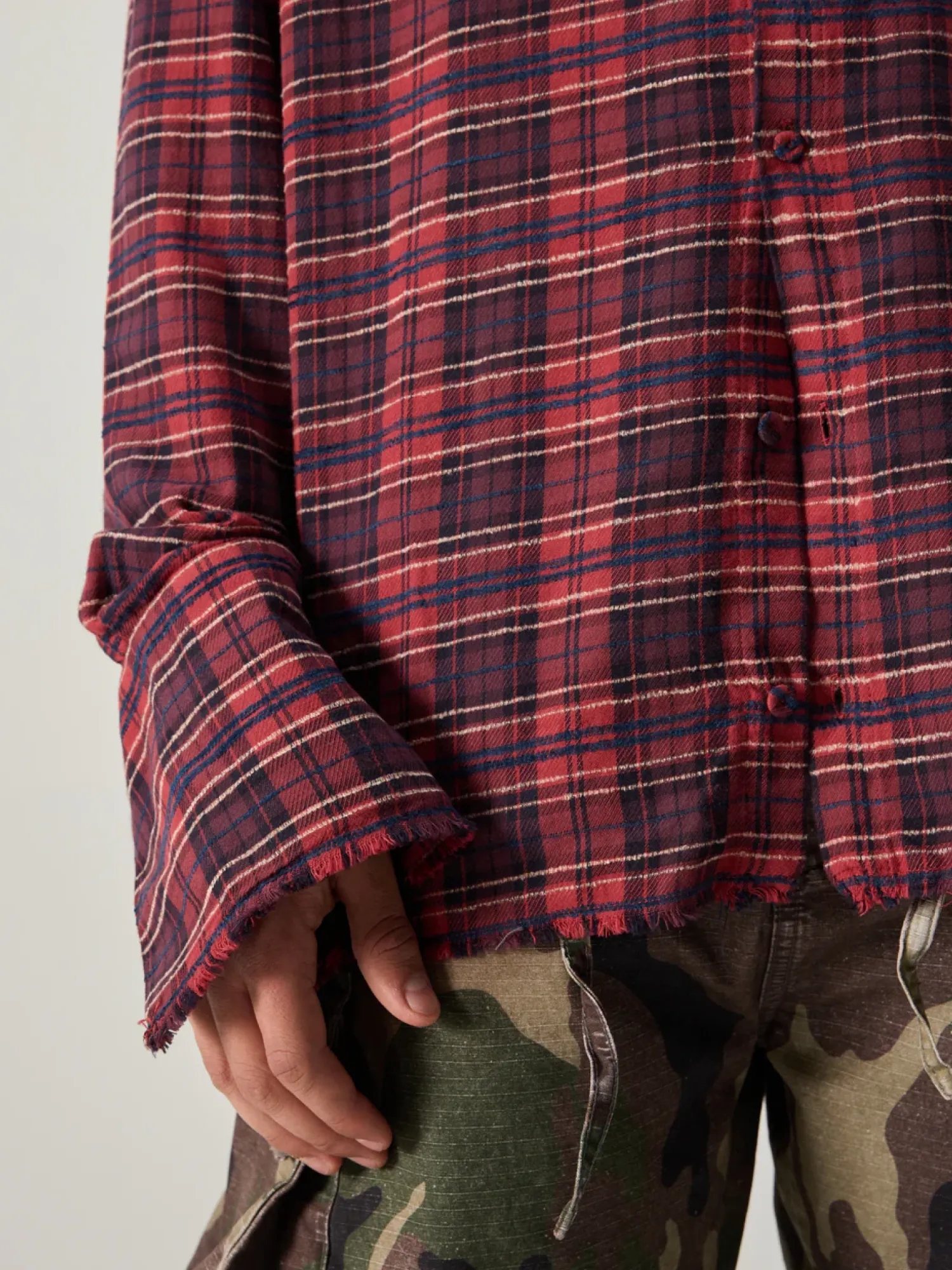 Рубашка 424 Flannel Embroidered Red