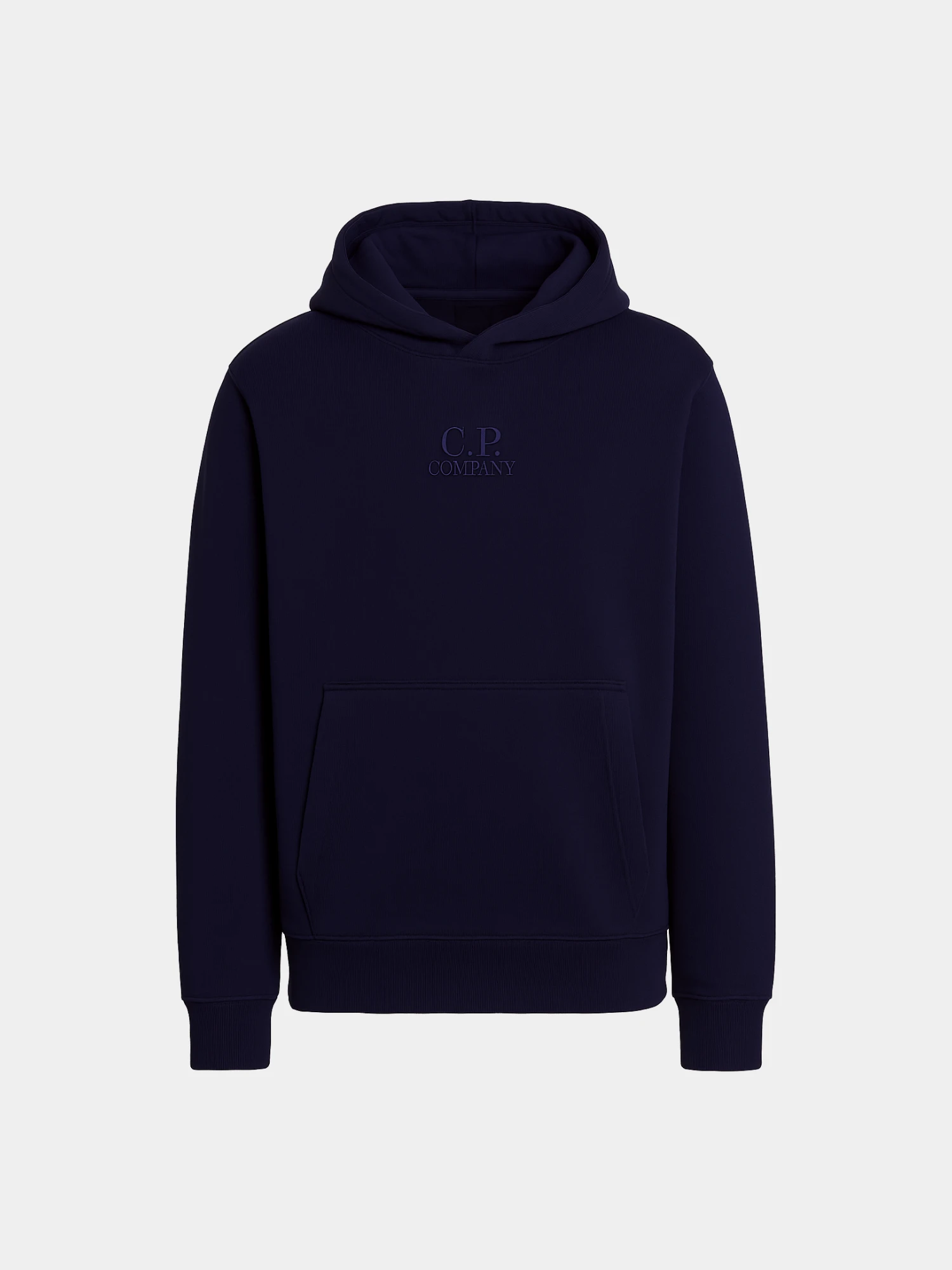 Худи C.P. Company Brushed and Emerized Diagonal Nightshade