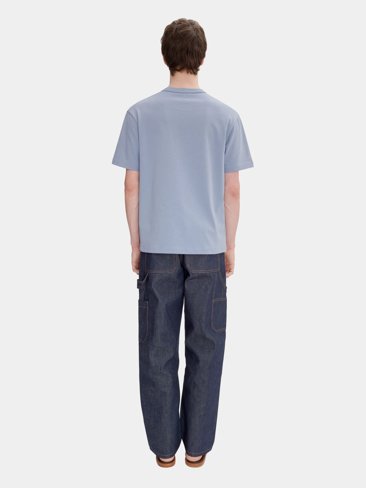 Футболка A.P.C. Boxy Petit VPC Blue Gris/Dark Navy