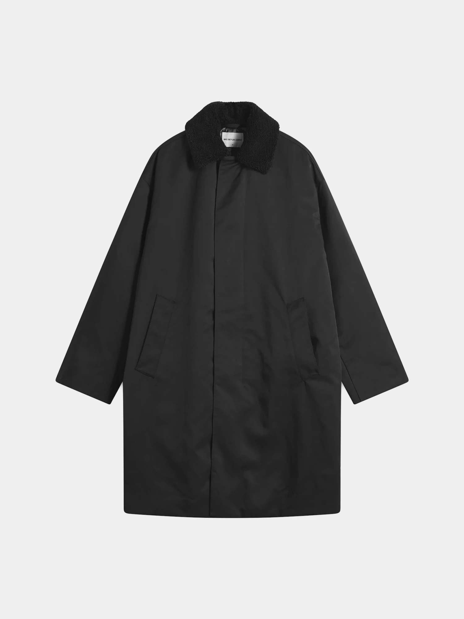 Парка MKI MIYUKI ZOKU Padded Nylon Overcoat Black