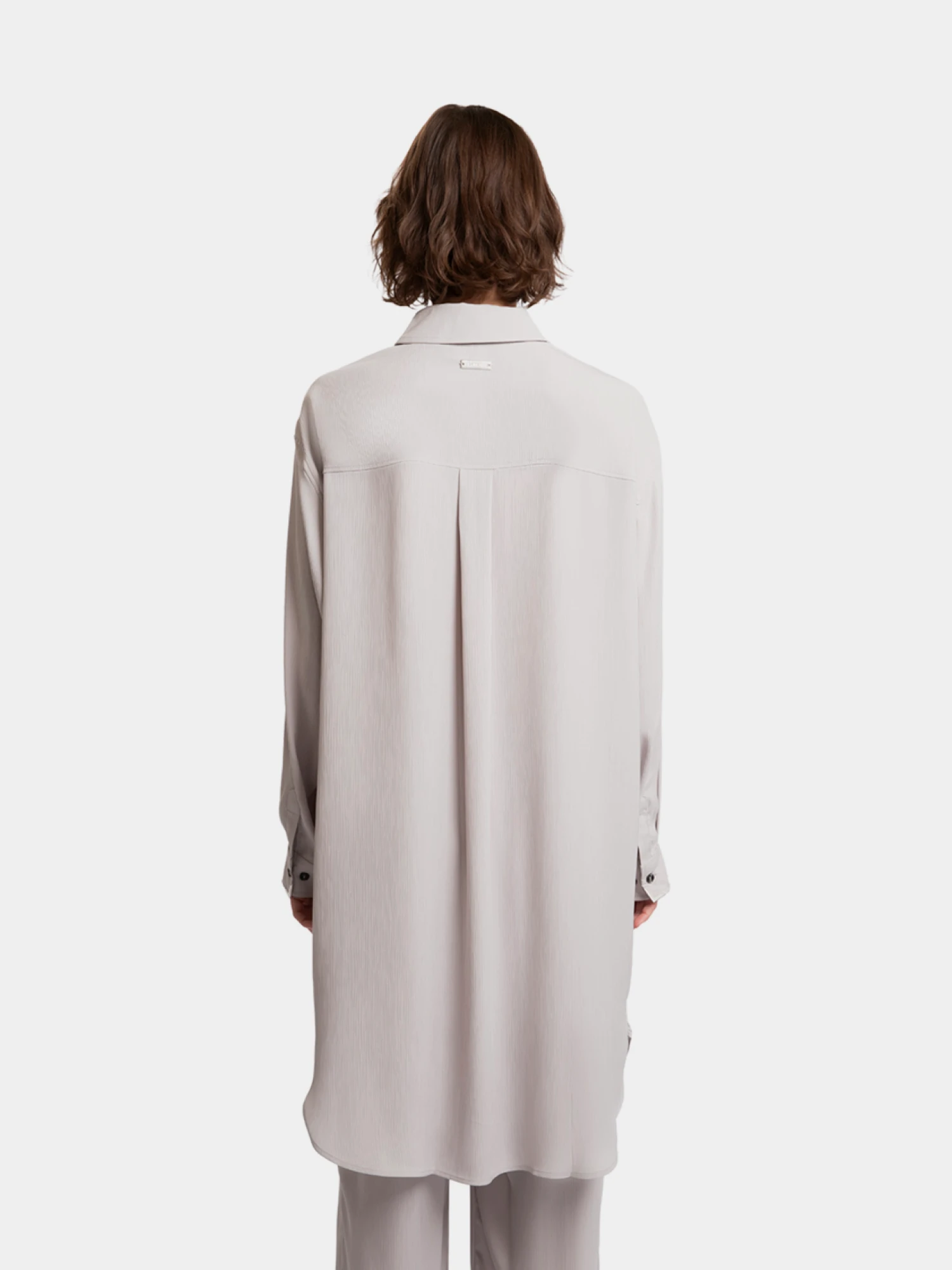 Женская рубашка Han Kjøbenhavn Fluid Long Shirt Grey