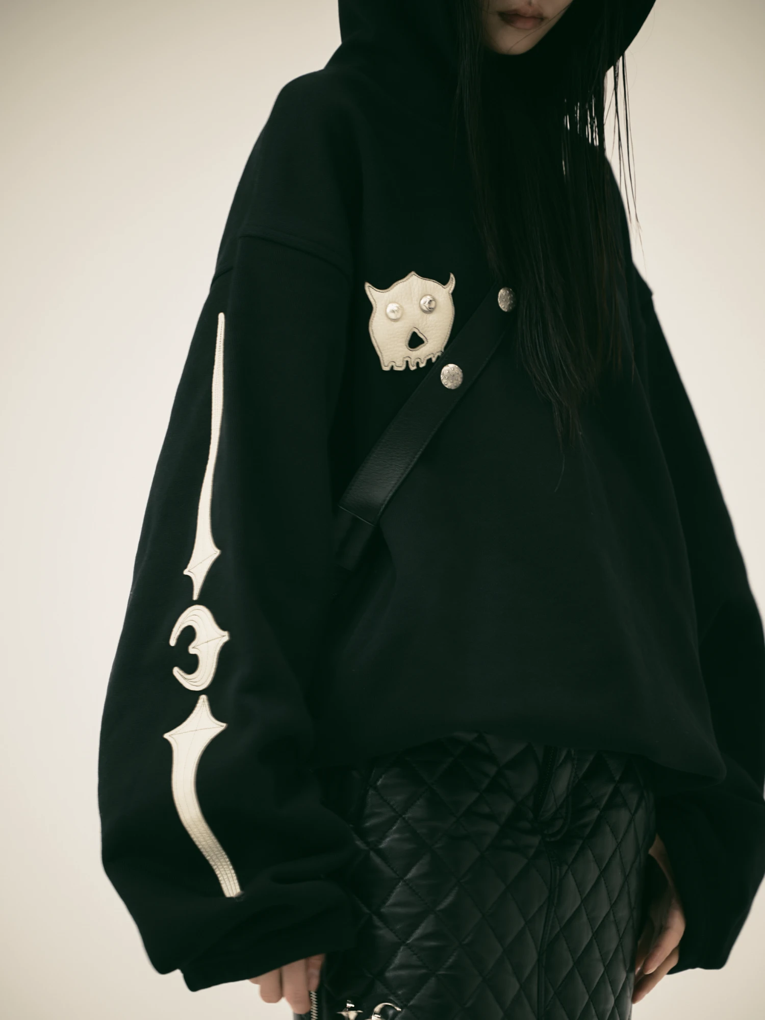 Худи Thug Club TC Angels Black