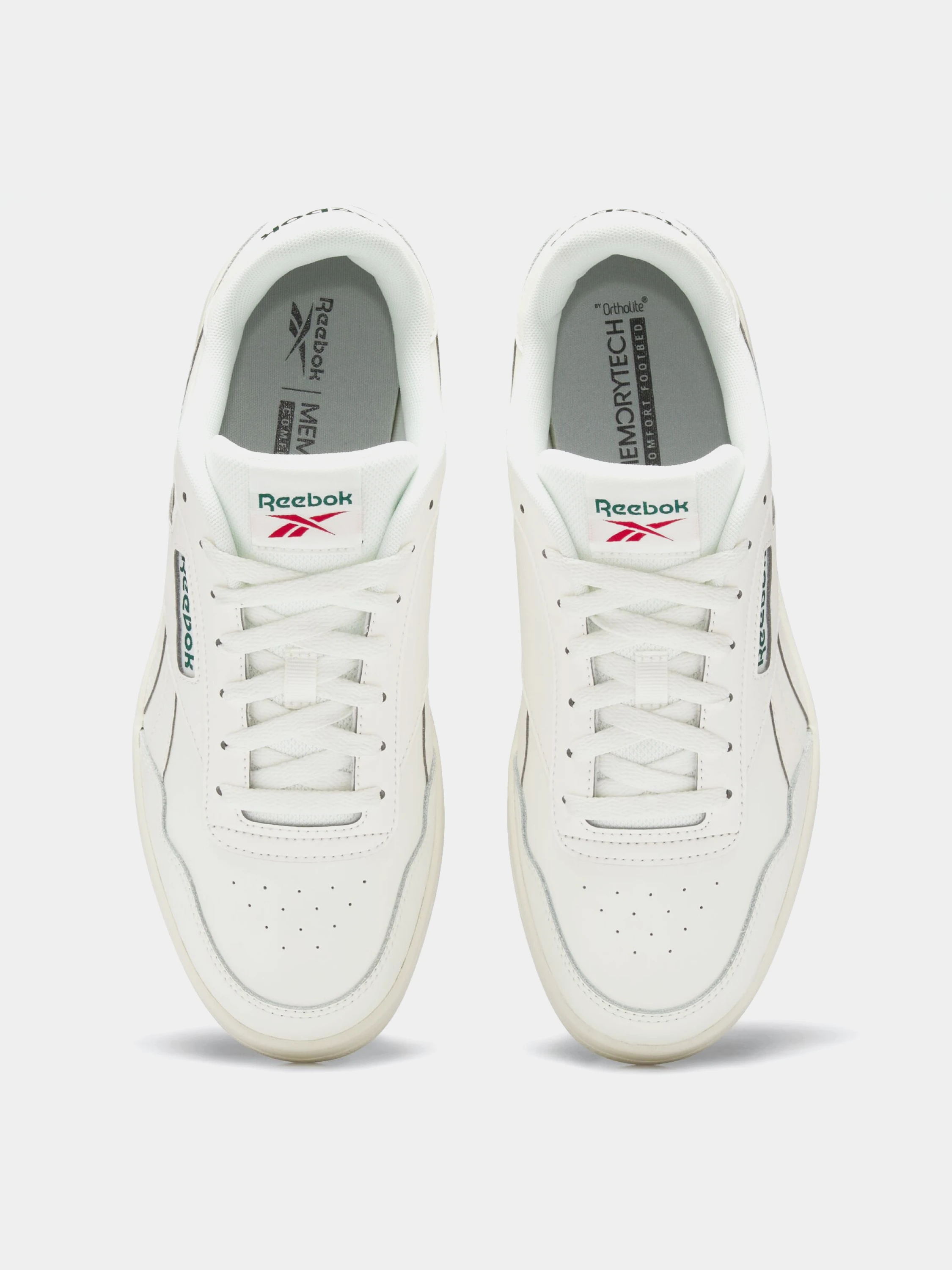 Кеды Reebok Court Advance Chalk/Dark Green