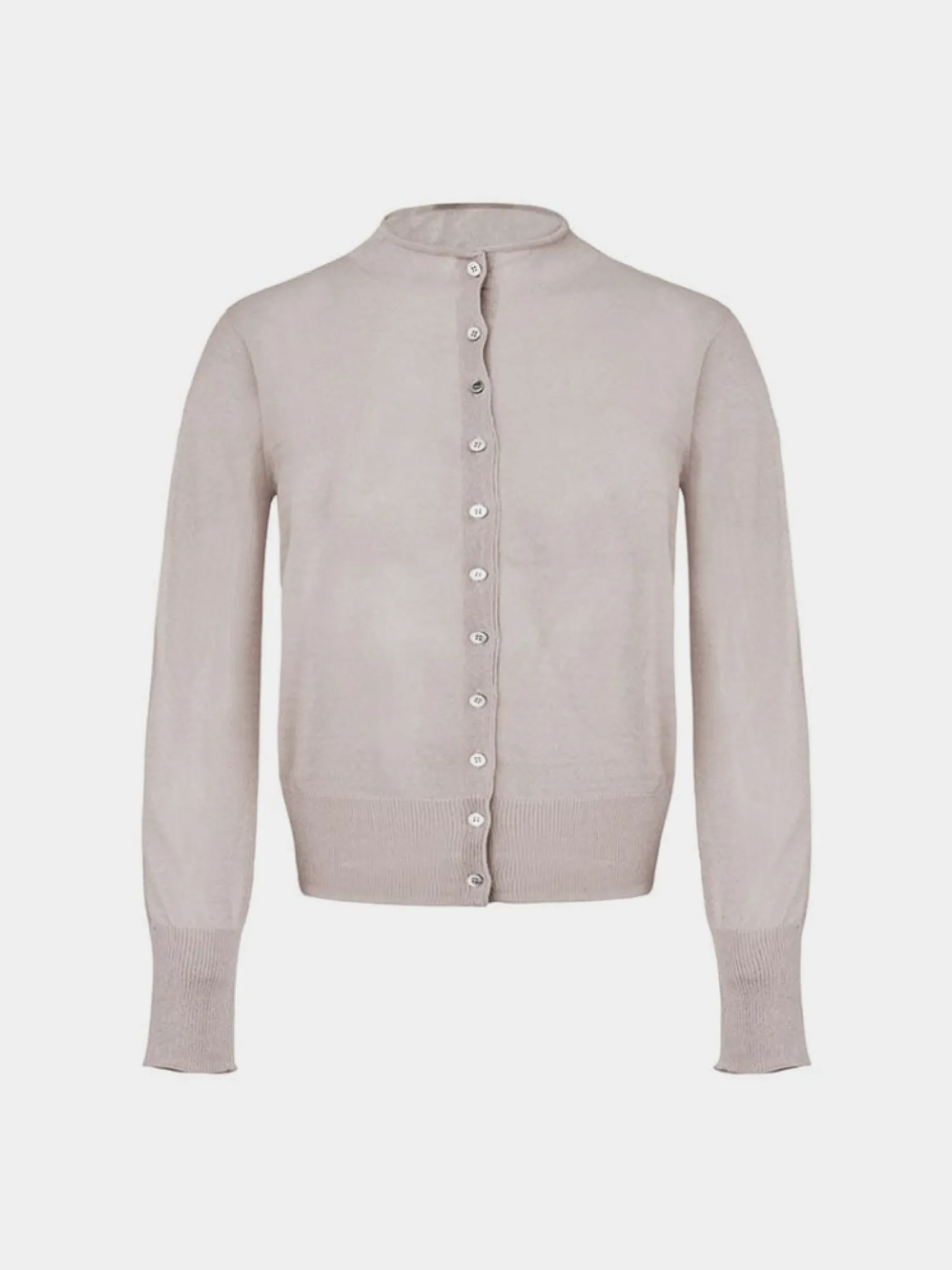 Женский кардиган AMOMENTO Wholegarment Sheer Grey
