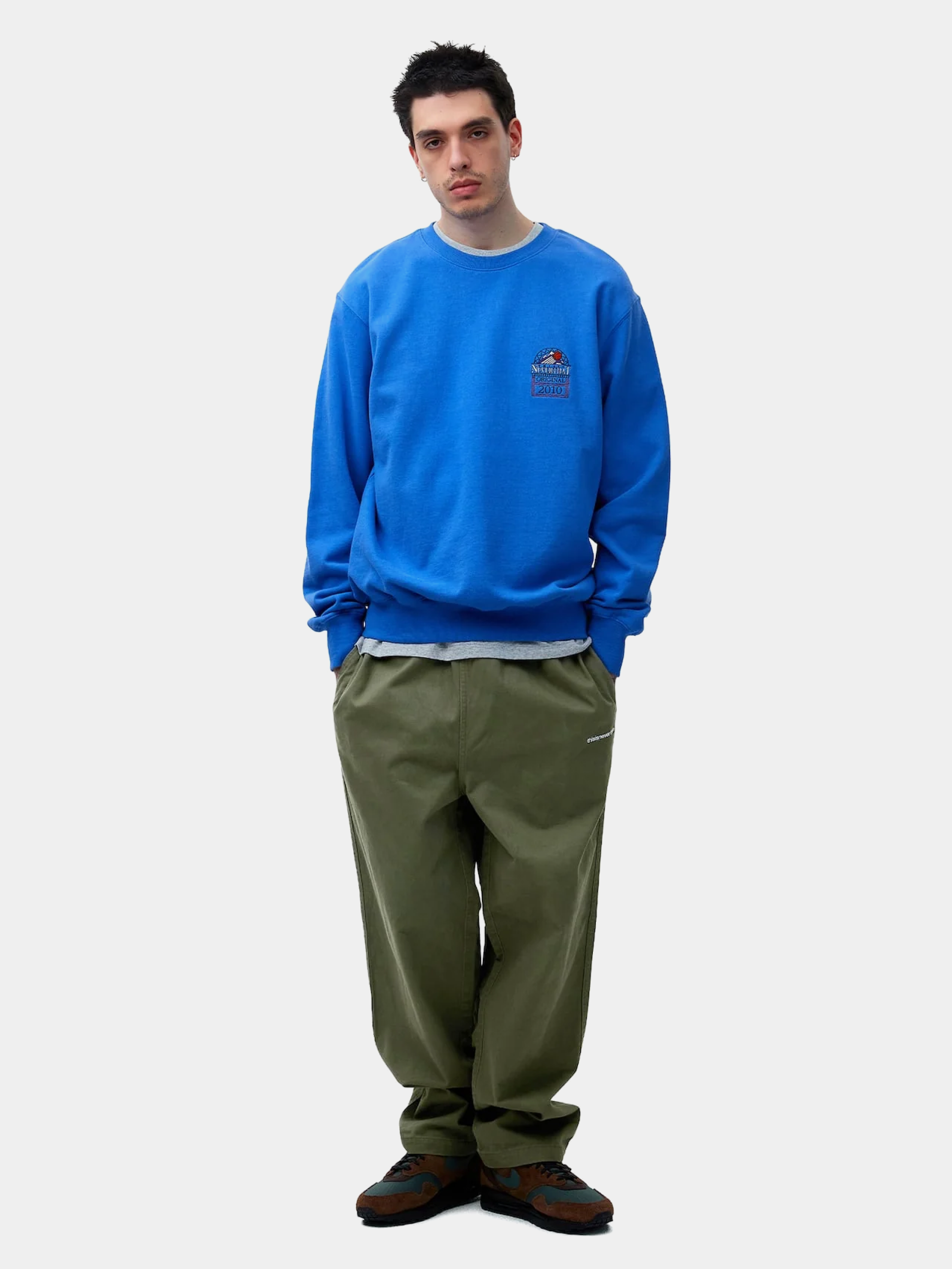 Брюки thisisneverthat Easy Pant Olive