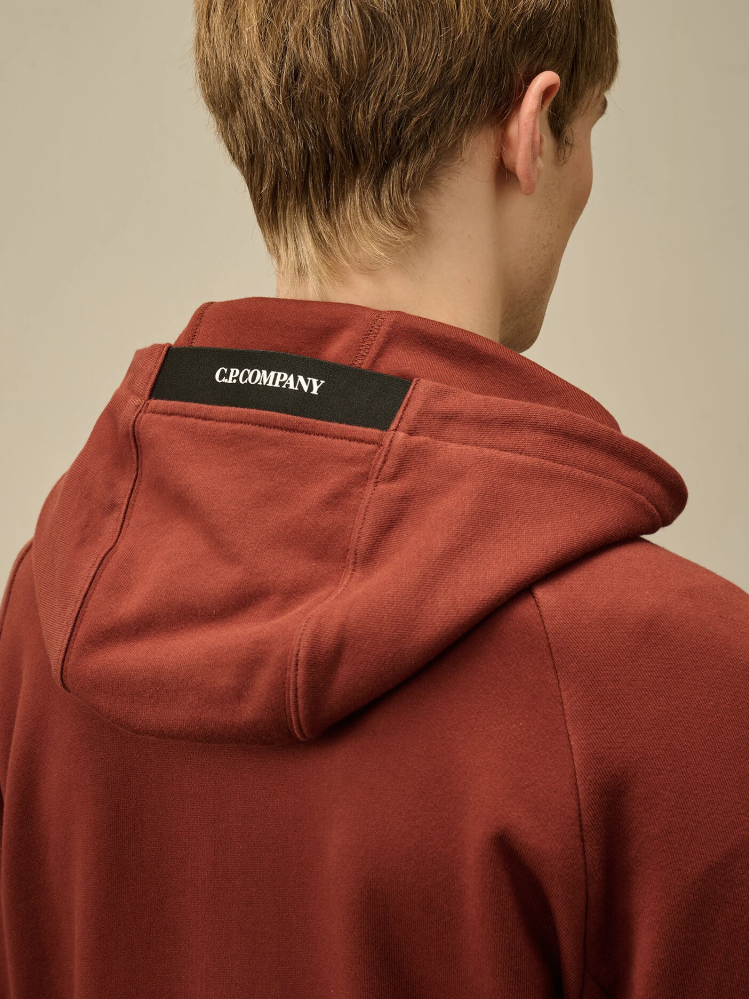 Зип-худи C.P. Company Diagonal Raised Fleece Sable