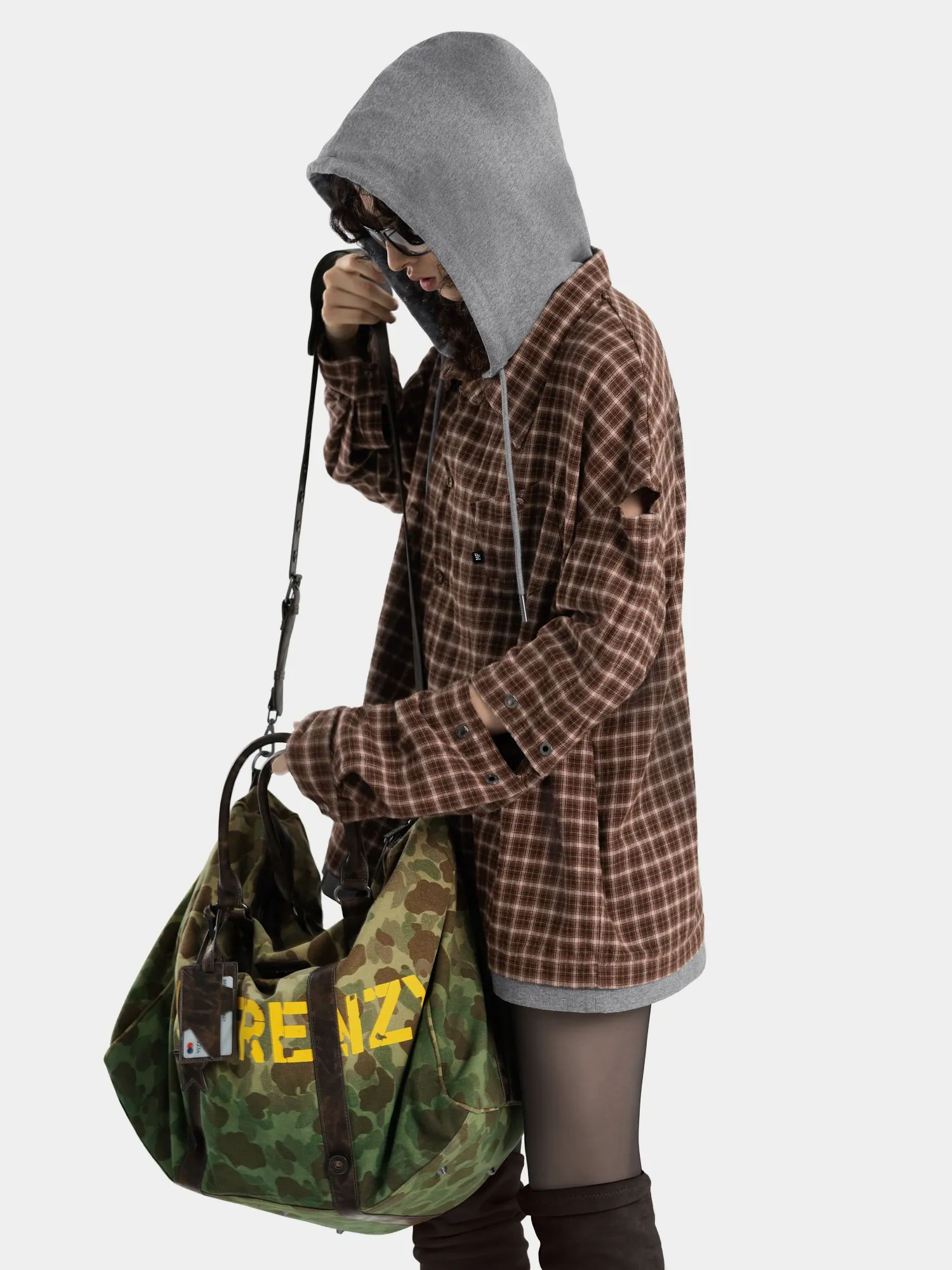 Рубашка с капюшоном MADFRENZY AIR Brown