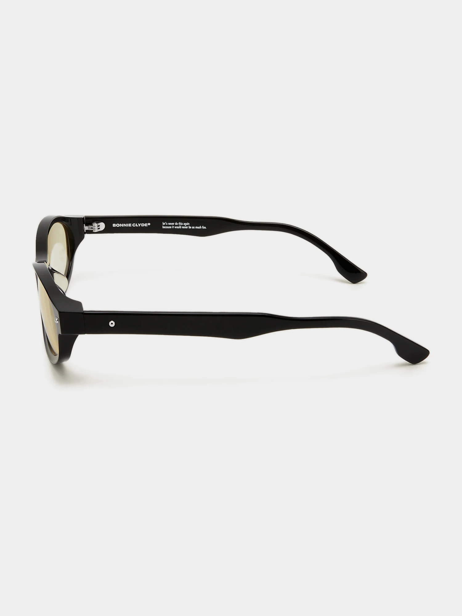 Очки Bonnie Clyde Roller Coaster Black & Yellow Tint