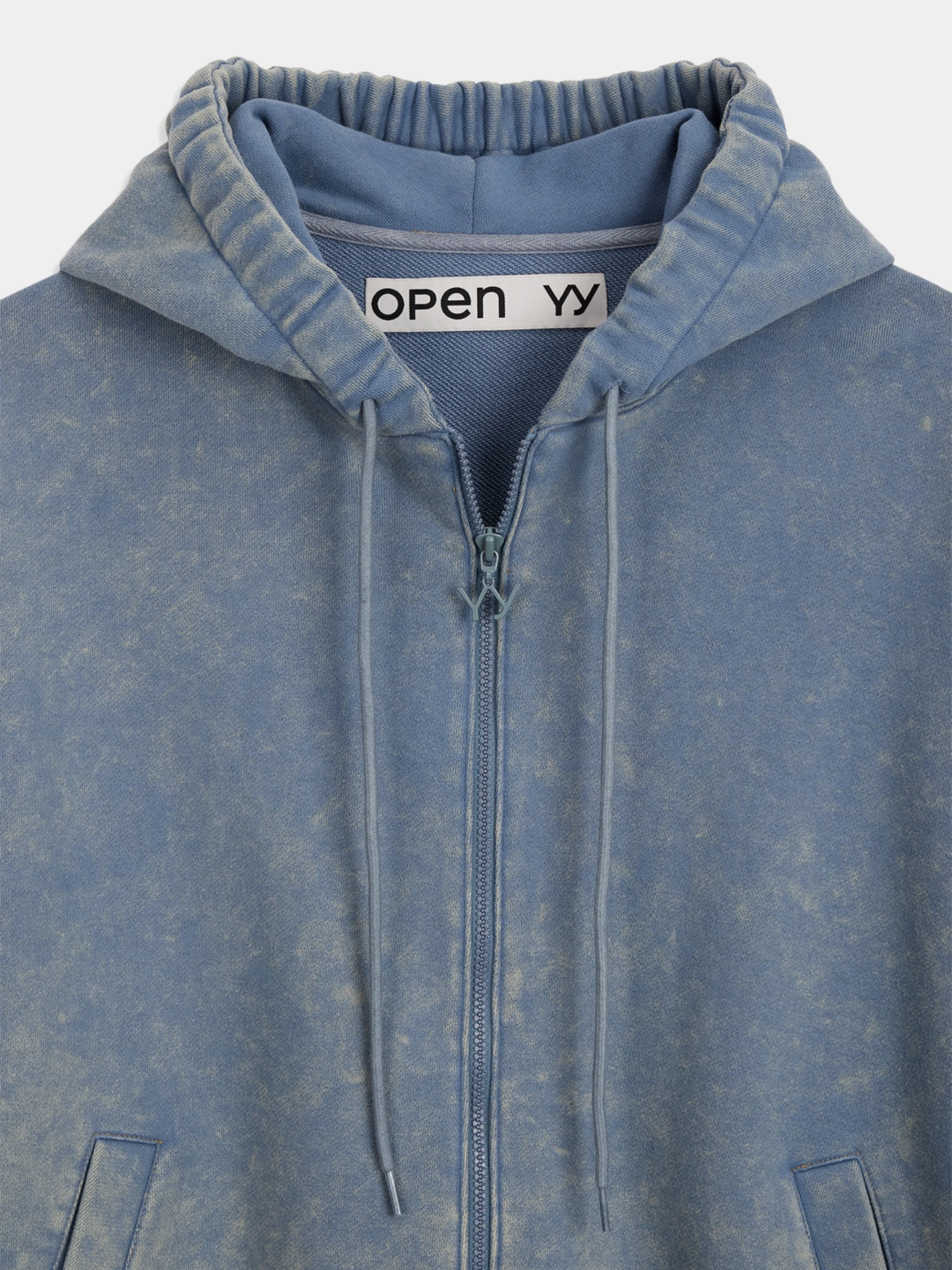 Худи OPEN YY Wide Box Hoodie Blue