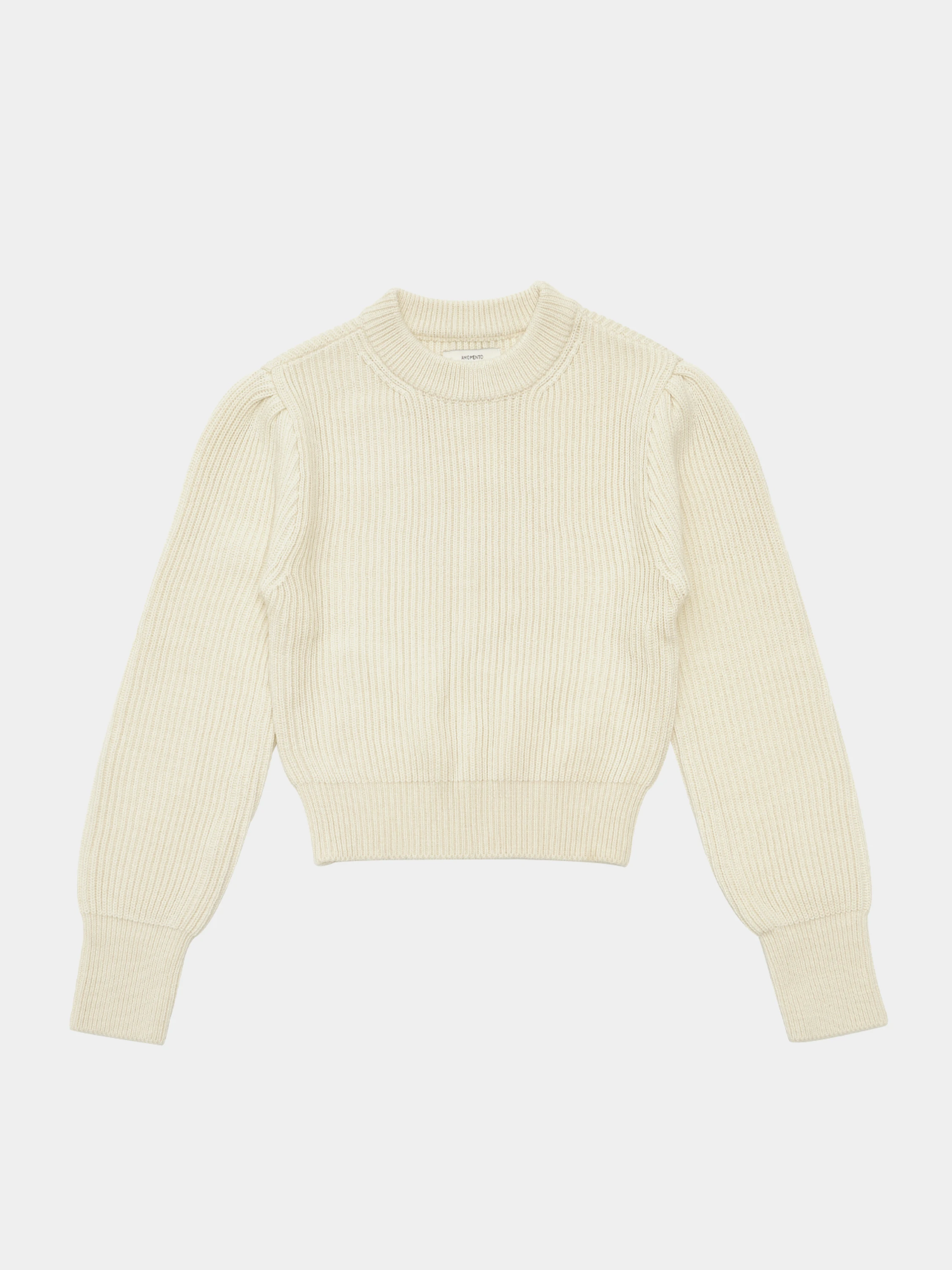 Женский свитер AMOMENTO Half Neck Knit Ecru