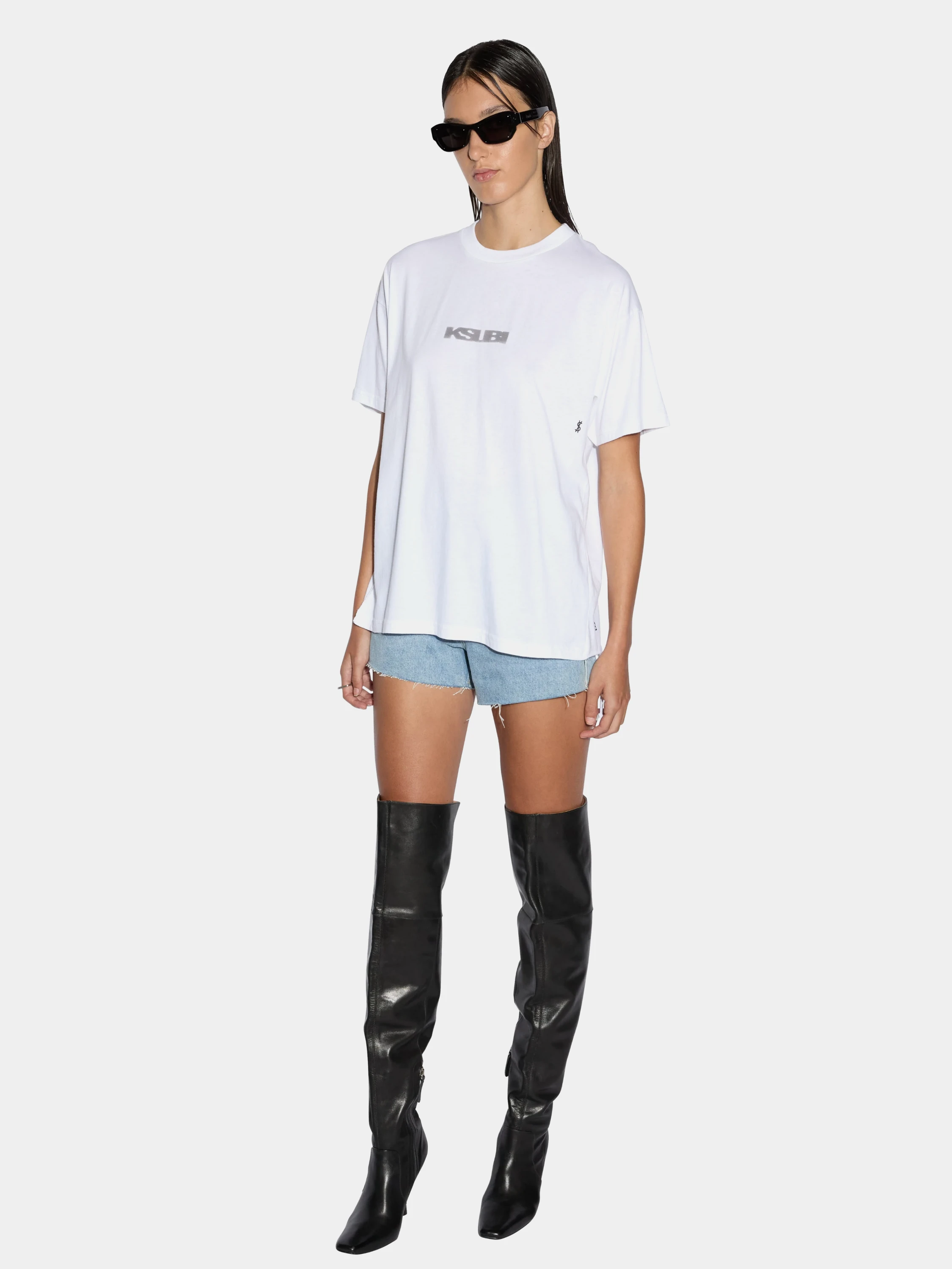 Женская футболка Ksubi Sott Og Ss Sliced Tee White