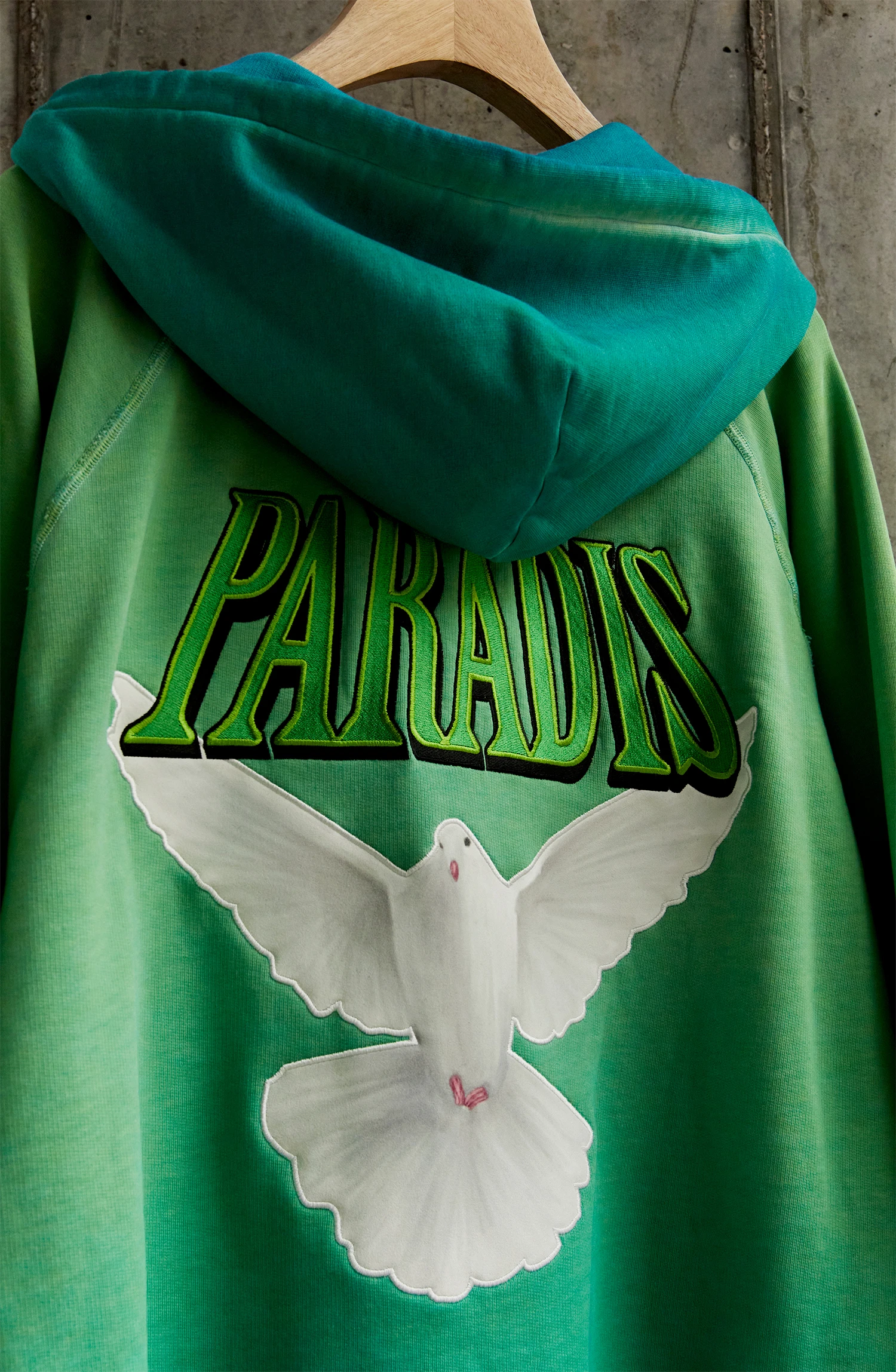 Зип-худи 3.PARADIS Dove Zip Hooded Green