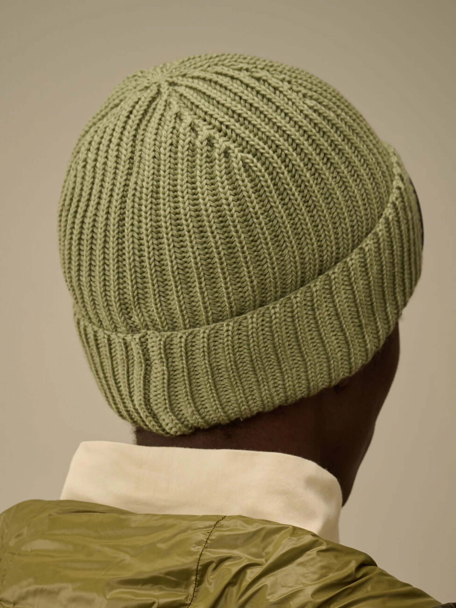 Шапка C.P. Company Extrafine Merino Wool Goggle Tea