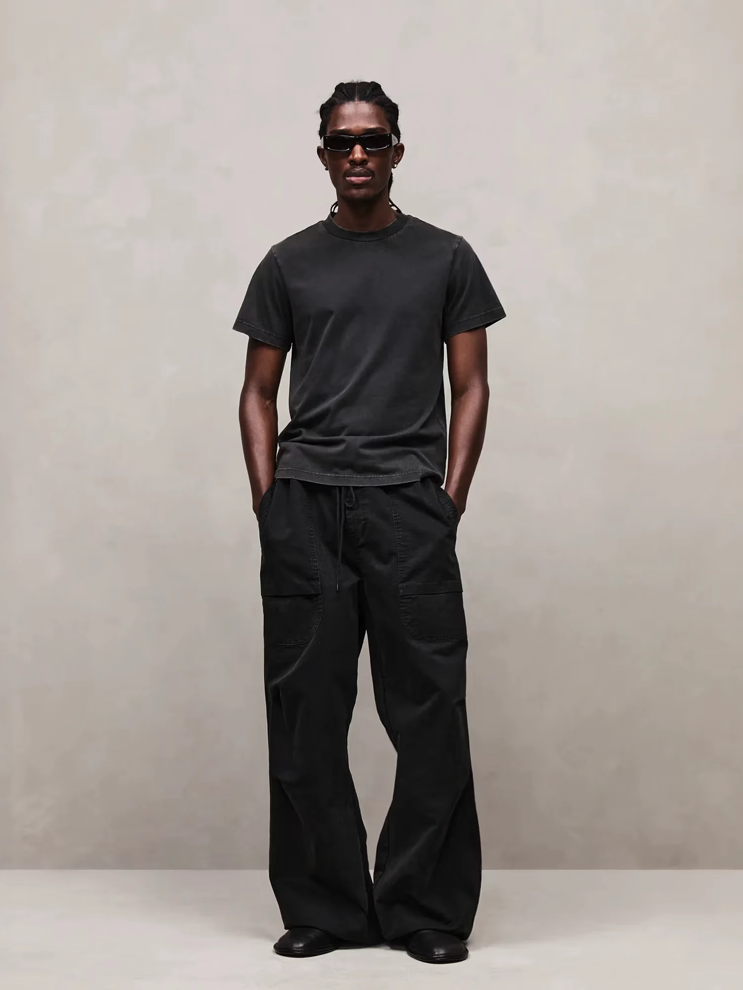 Брюки entire studios Barren Cargo Washed Black