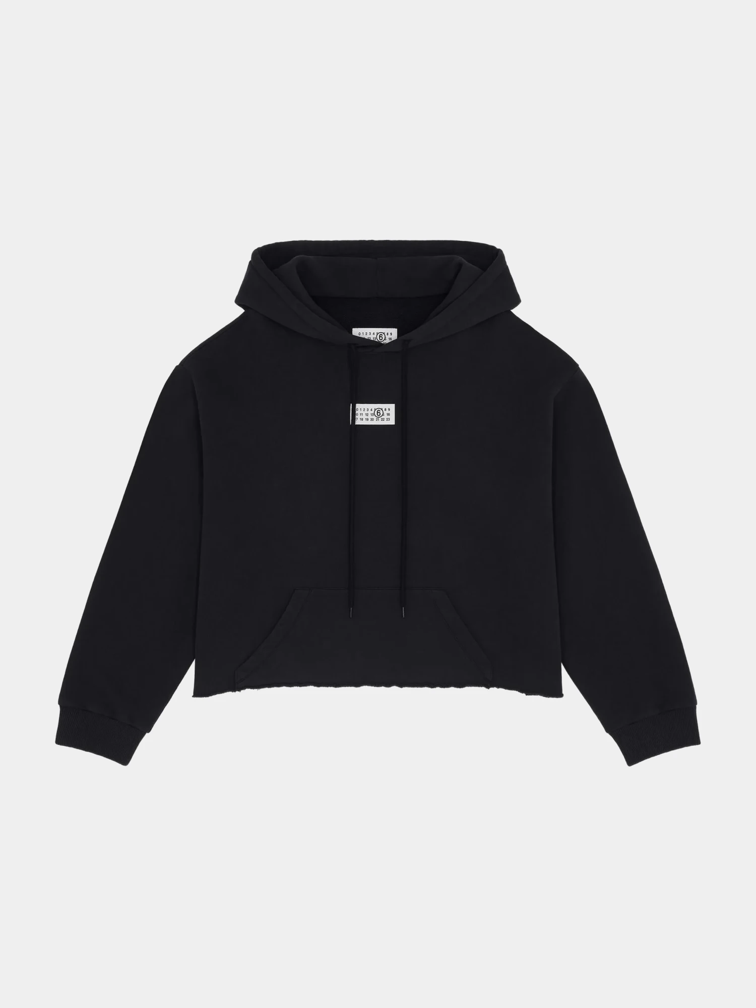 Женское худи MM6 Maison Margiela Unbrushed Black
