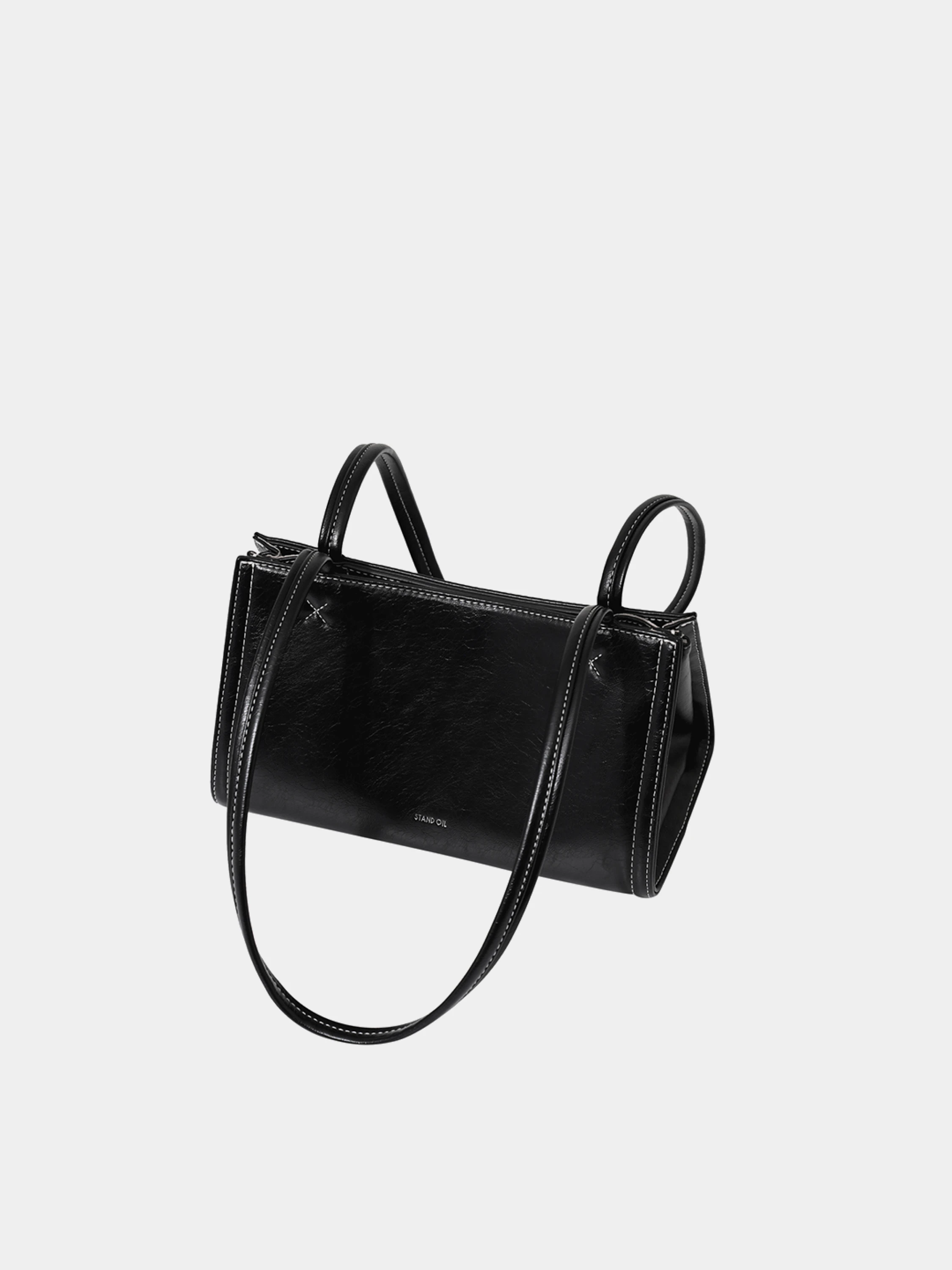 Женская сумка STAND OIL Oblong Tiny Stitch Black