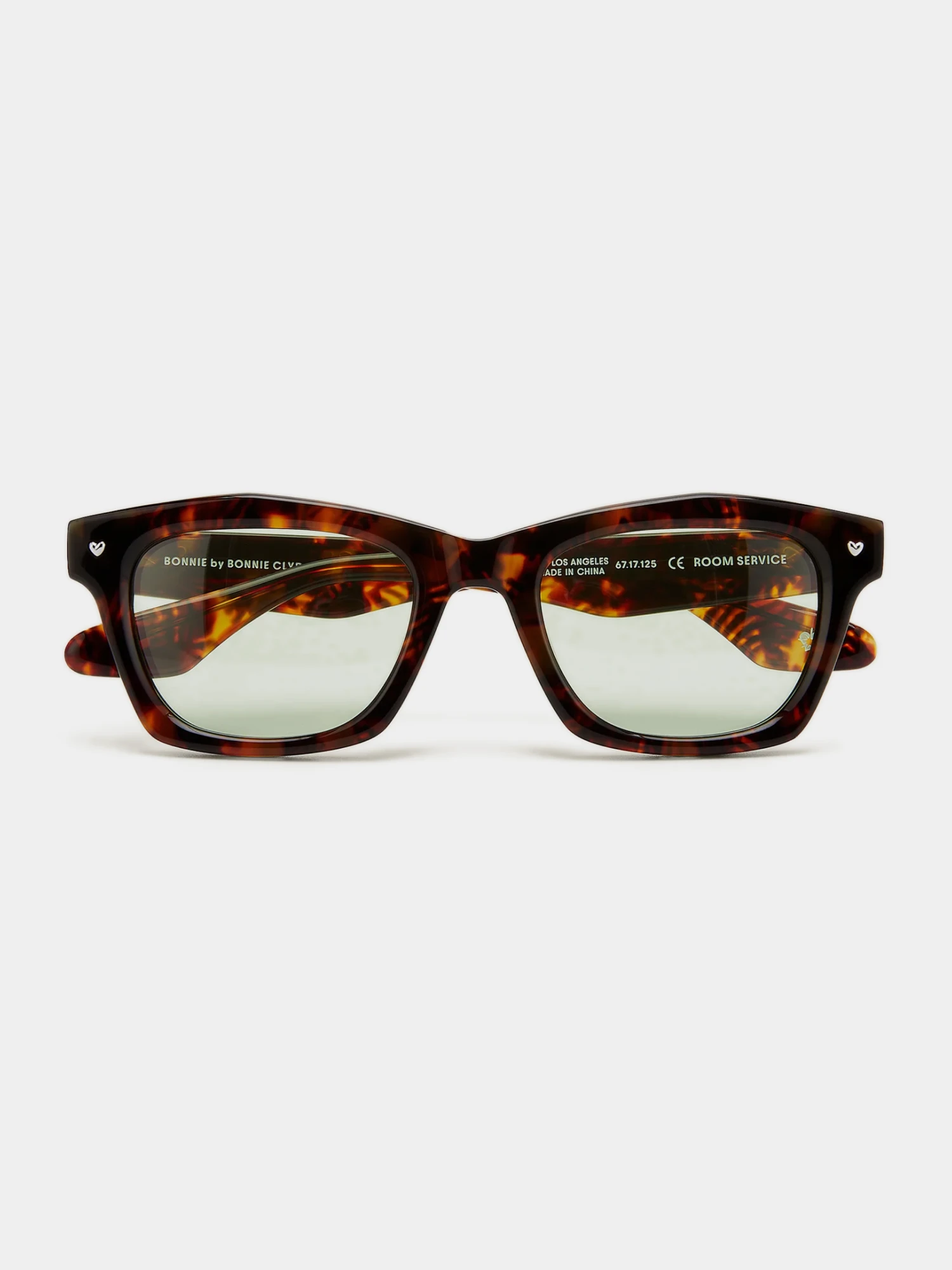 Очки Bonnie Clyde Room Service Tortoise & Green Tint