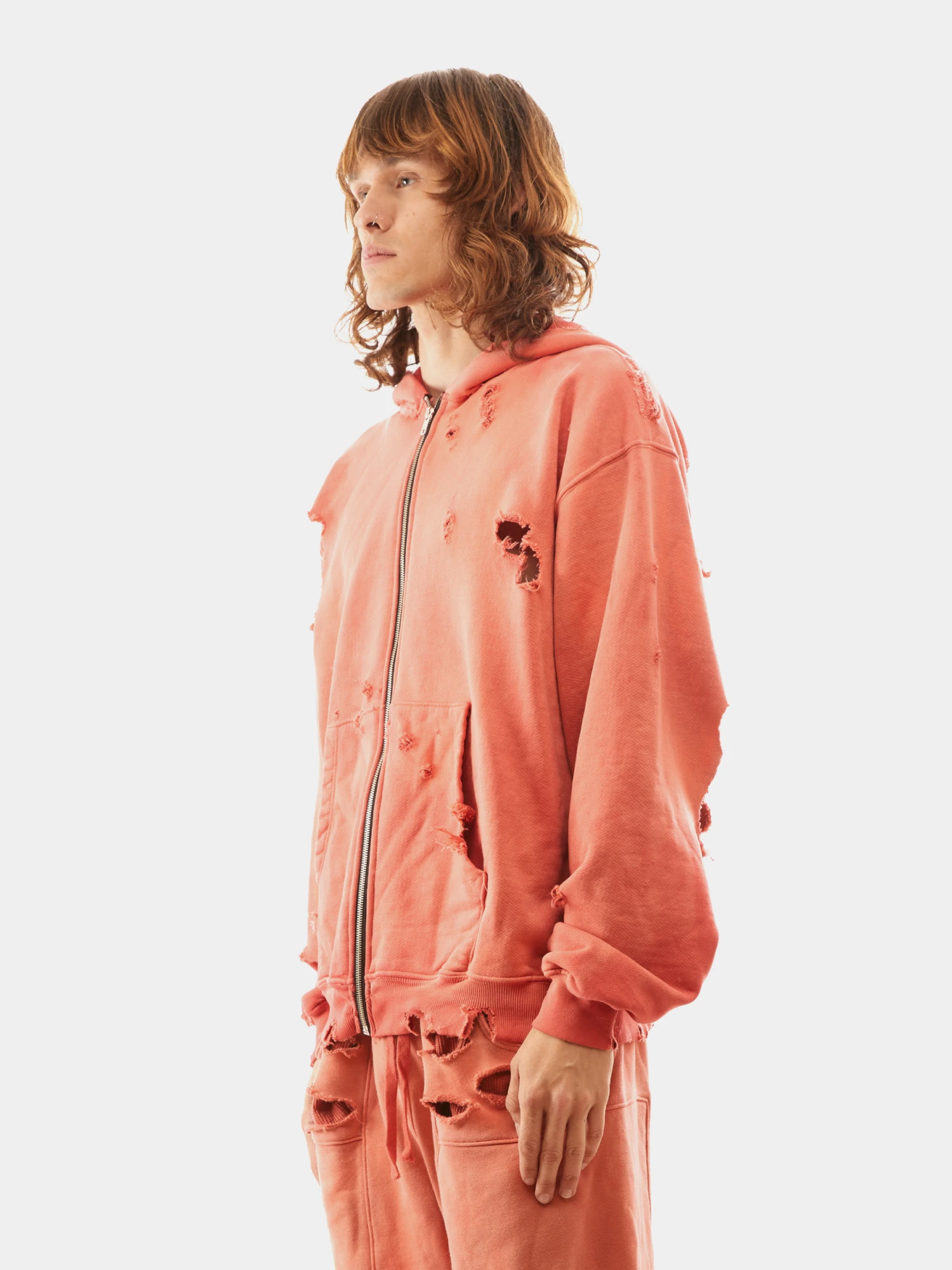 Зип-худи ALCHEMIST Philip Zip-up Hoodie Aged Red