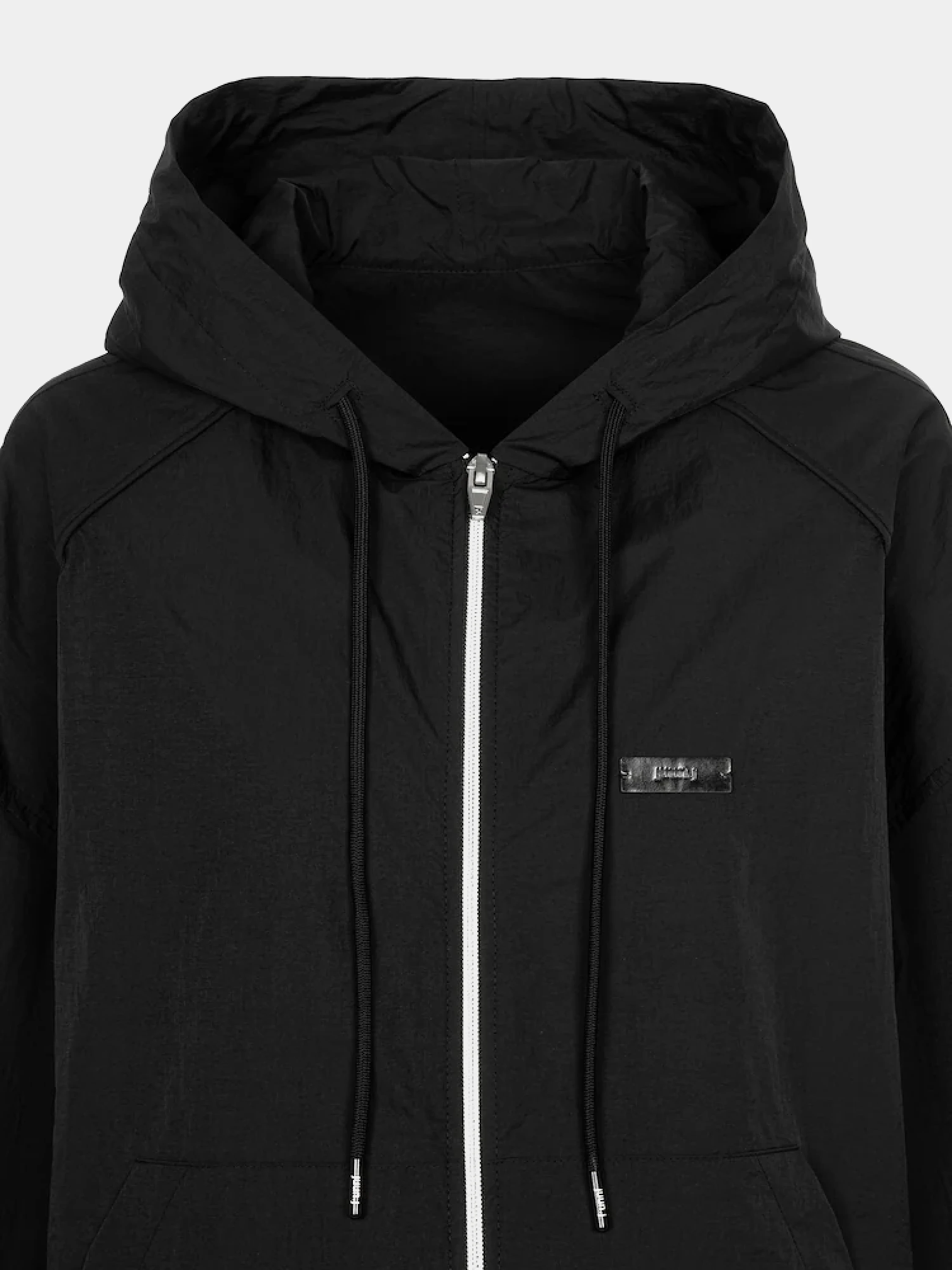 Женская ветровка JUUN.J Airy Hooded Zip-Up Jumper Black