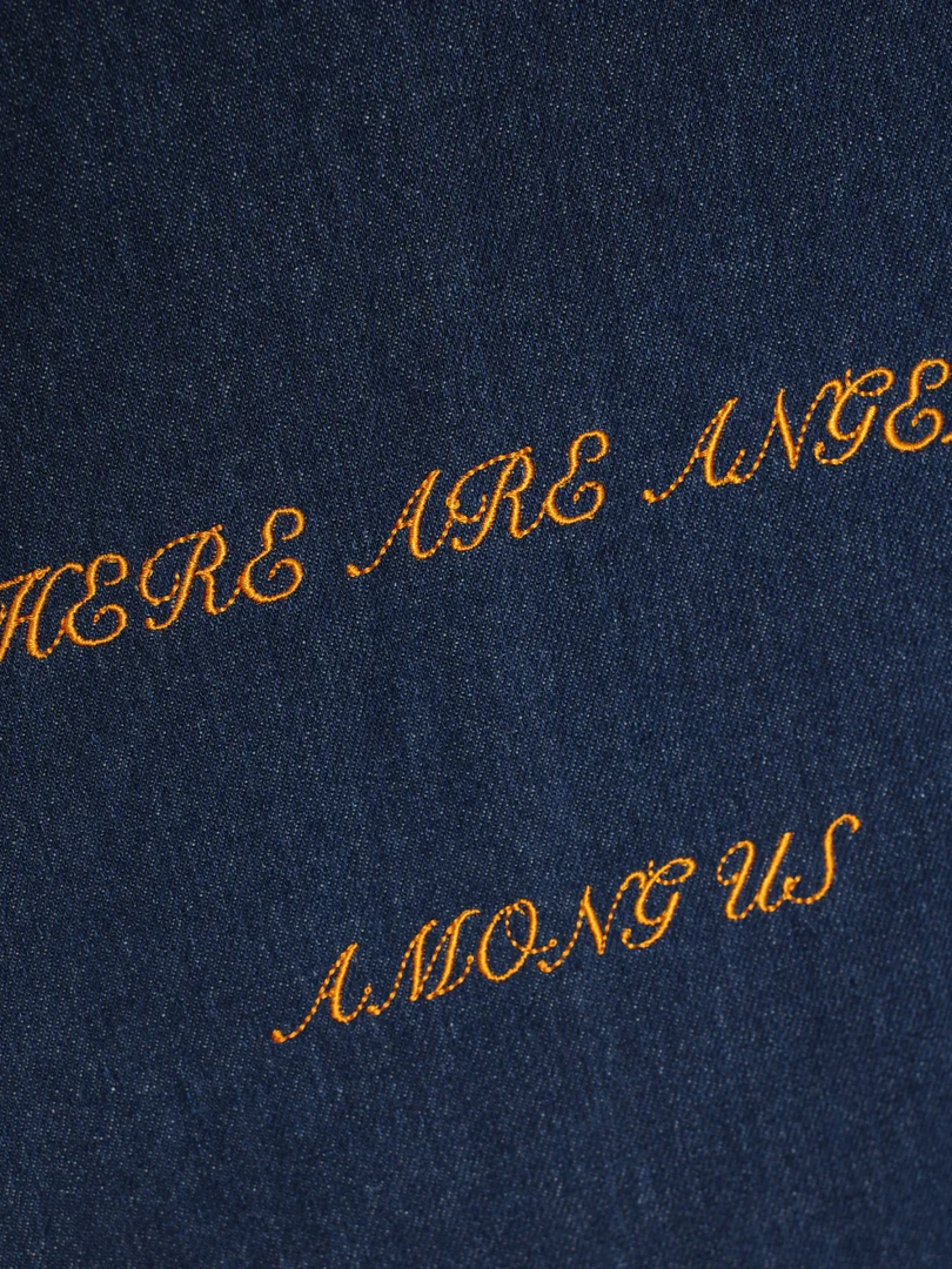 Джинсовая куртка Jungles Jungles Angels Among Us Indigo Denim
