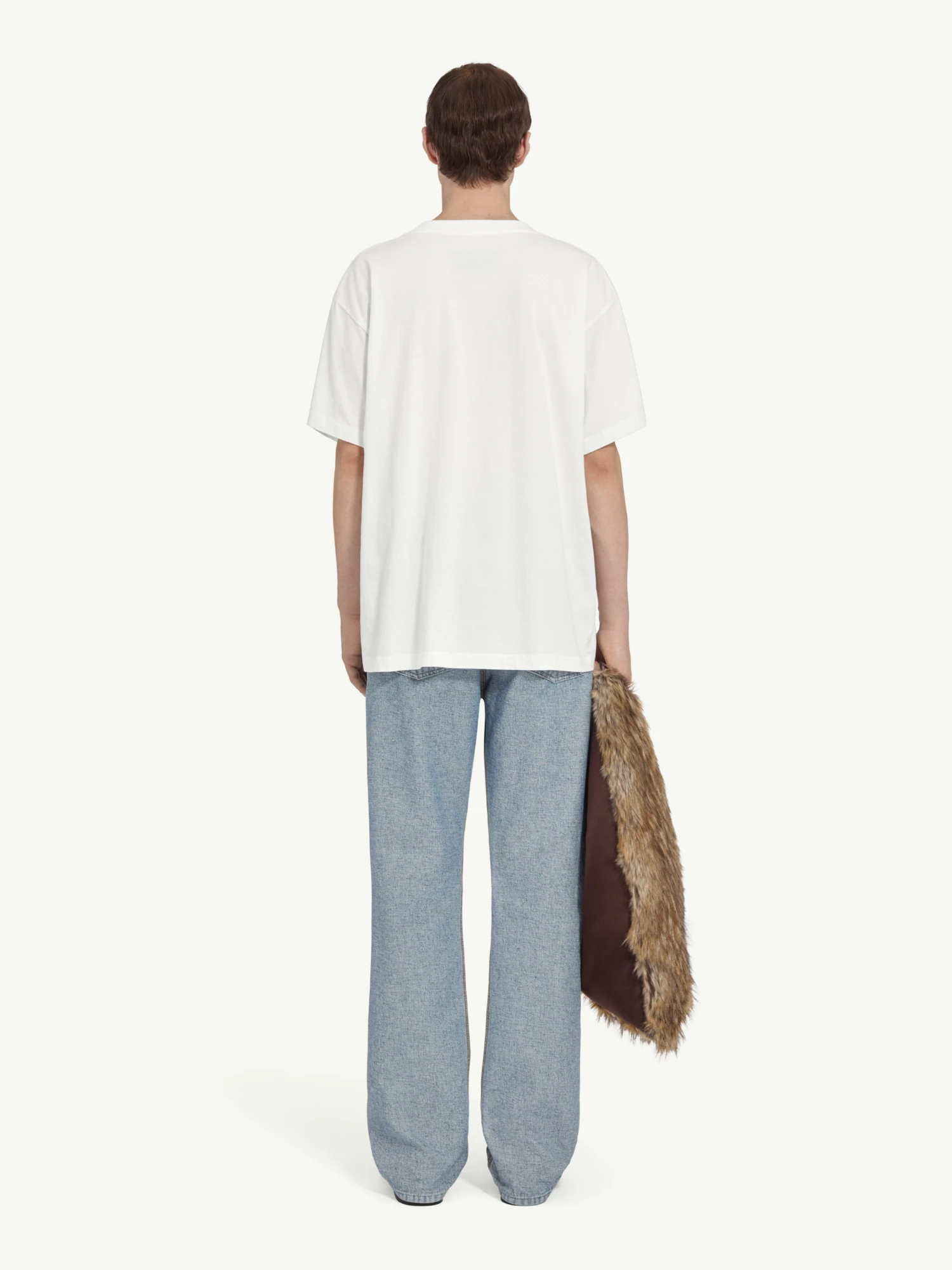 Футболка MM6 Maison Margiela Numeric Cotton White