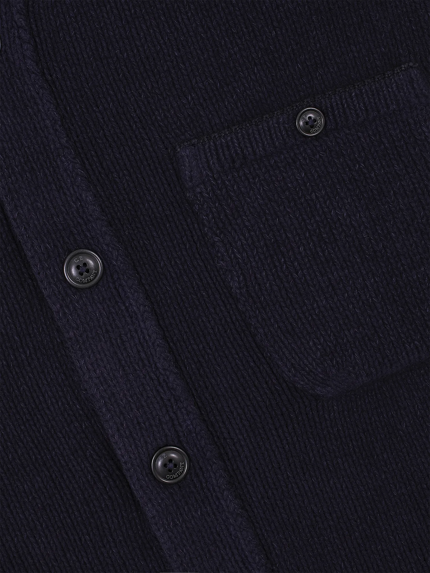 Кардиган C.P. Company Cotton Chenille Buttoned Nightshade