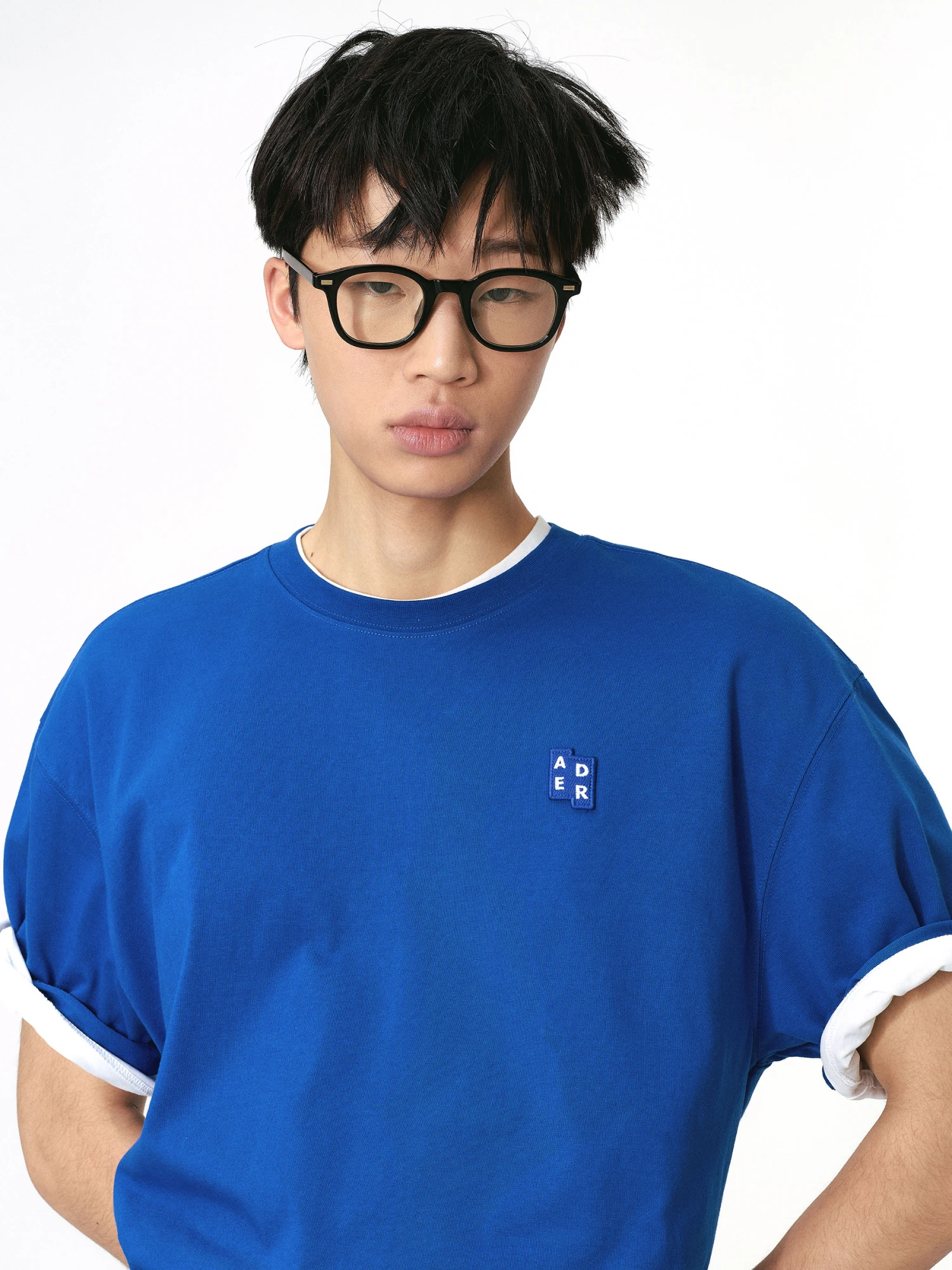Футболка ADERERROR Sig; BL Tag T-Shirt 01 Blue