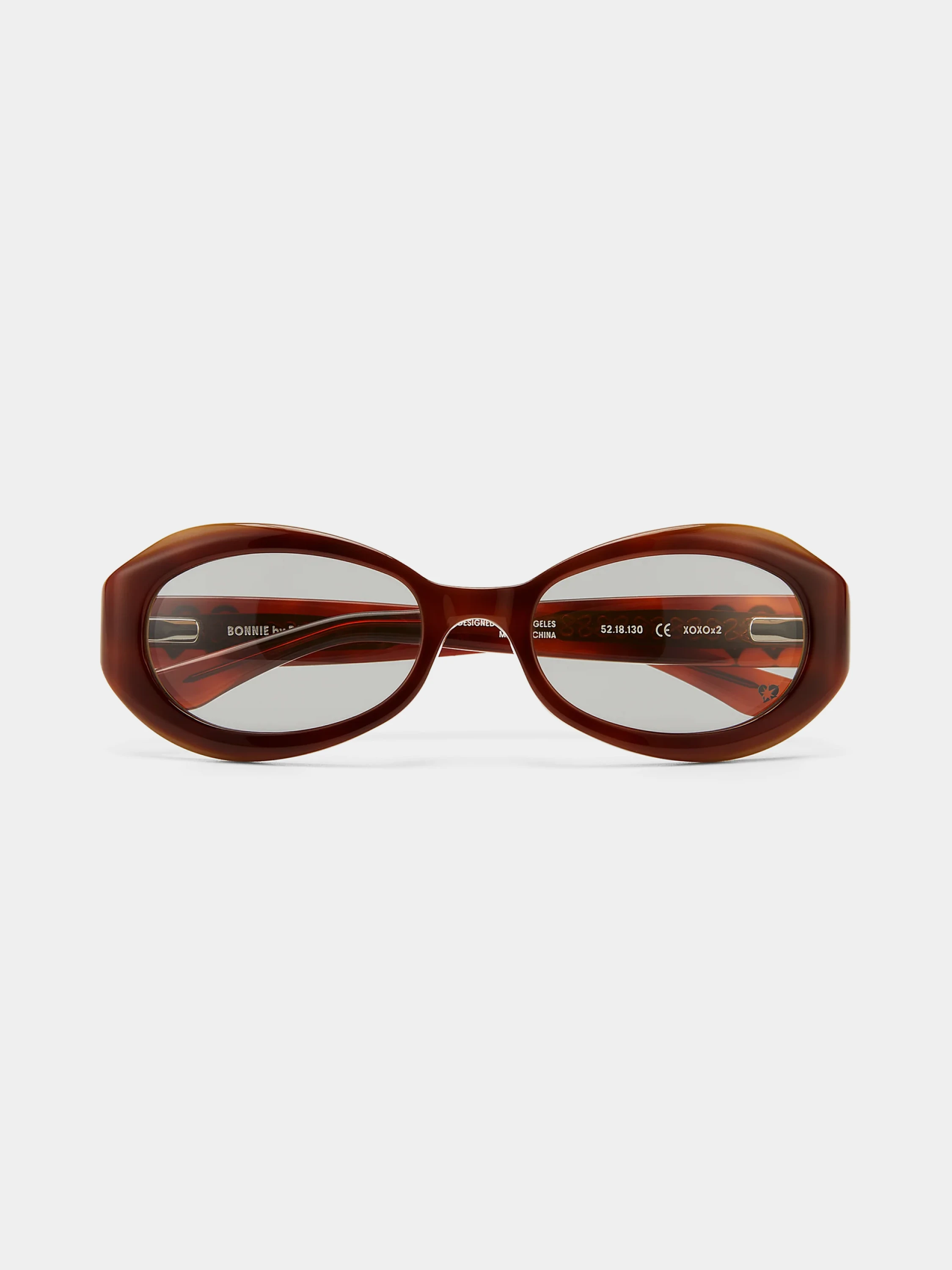 Очки Bonnie Clyde XOXO2 Layered Brown Tortoise & Grey Tint