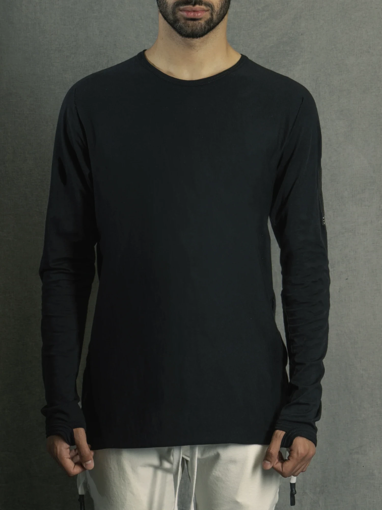 Лонгслив ISAAC SELLAM Horizon LST-Jersey H-26 Noir