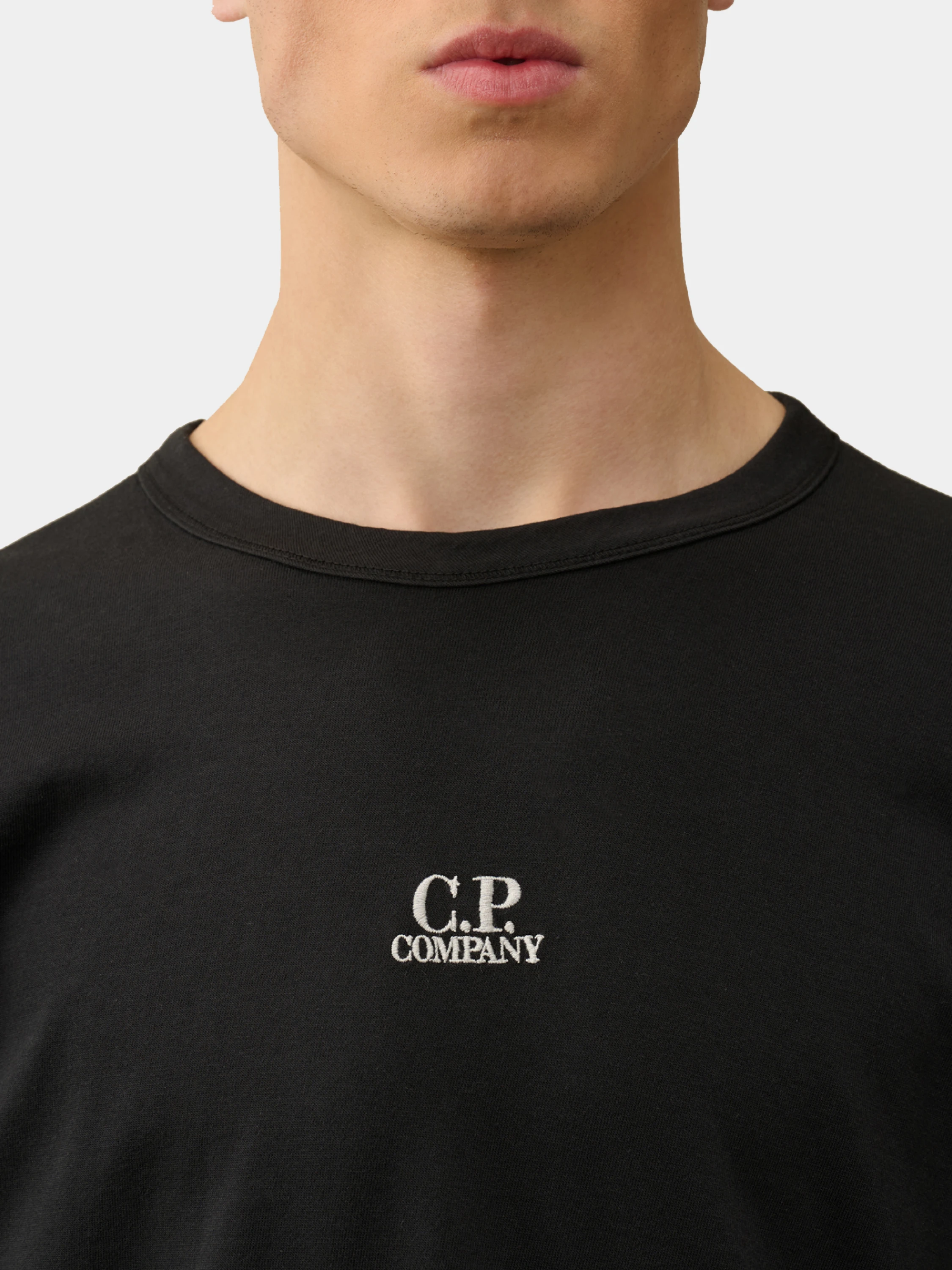 Лонгслив C.P. Company 20/1 Jersey Boxy Black