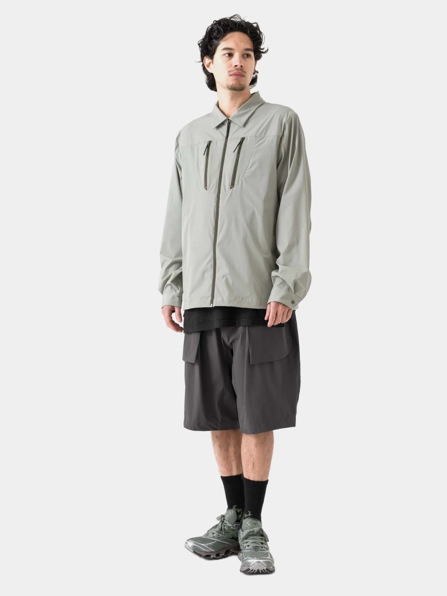 Шорты MAHARISHI 6042 Recycled Nylon Cargo Charcoal