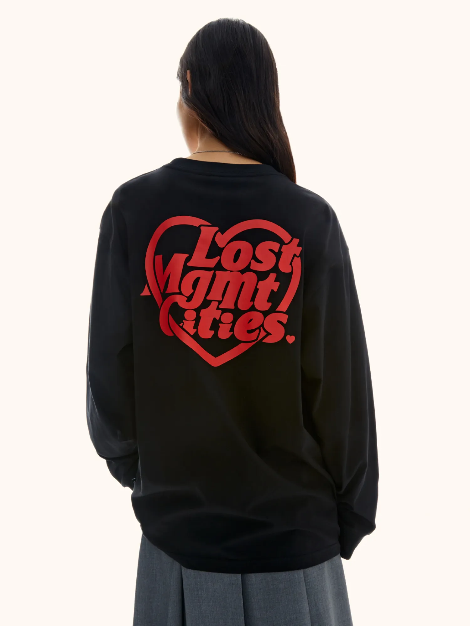 Лонгслив LMC Heart Globe Long Slv Tee Black