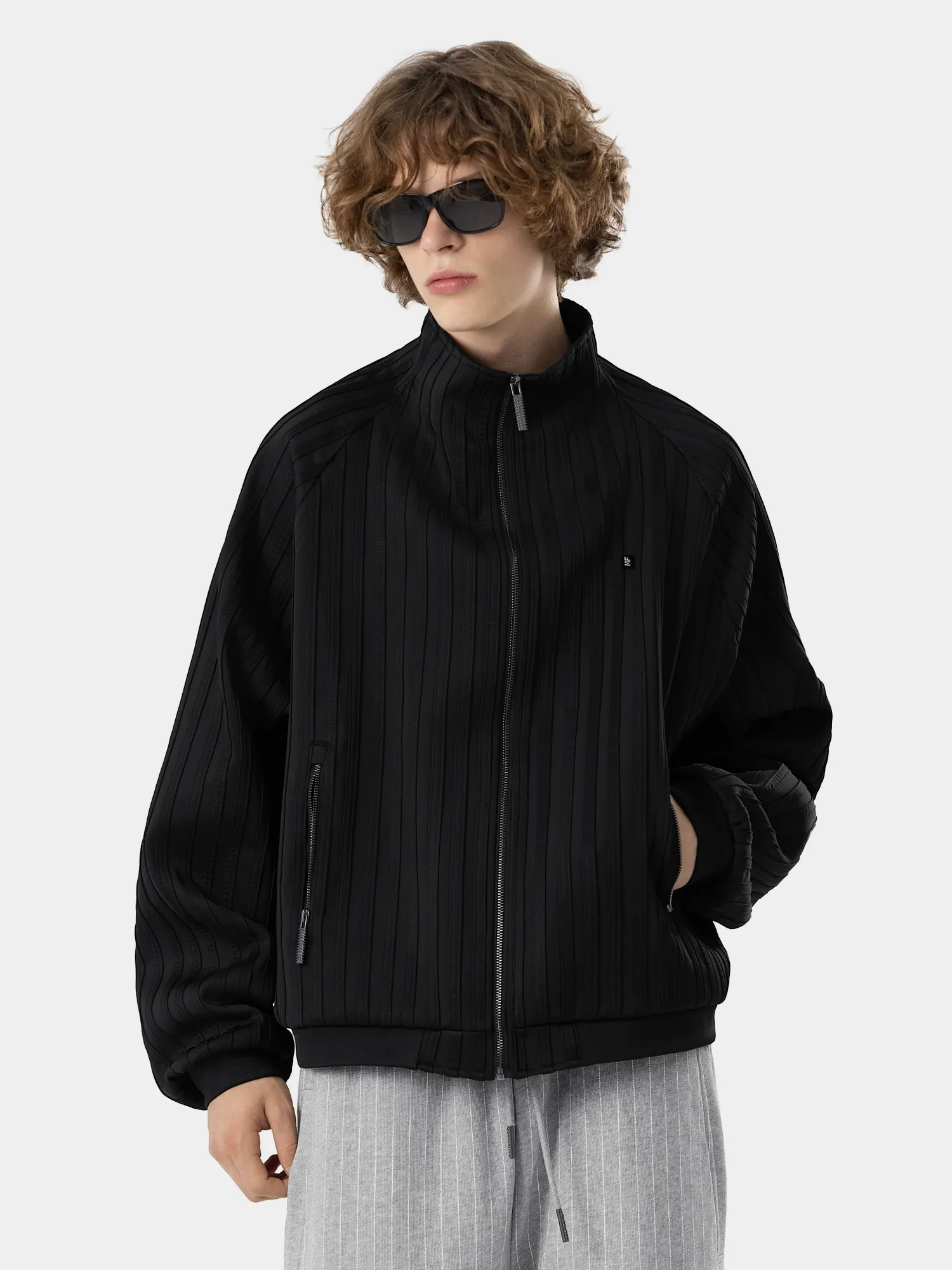 Куртка MADFRENZY STRIPED Black